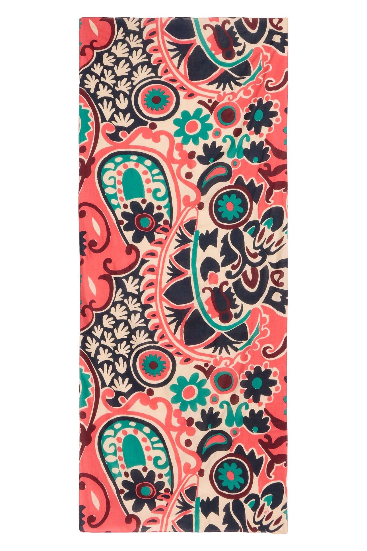 CALYPSO CARNIVAL PRINTED SCARF PINK MULTI 1