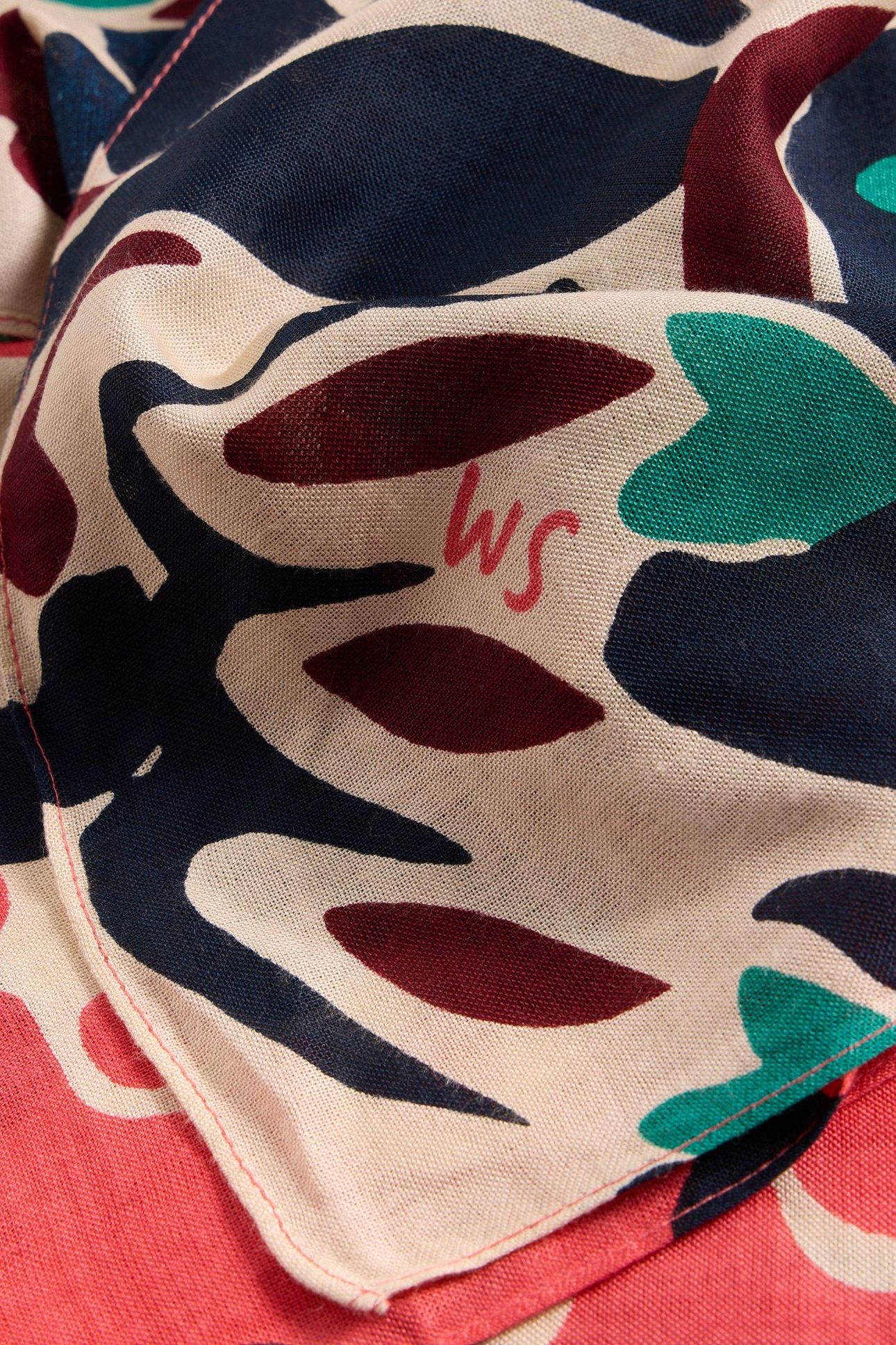 CALYPSO CARNIVAL PRINTED SCARF PINK MULTI 3