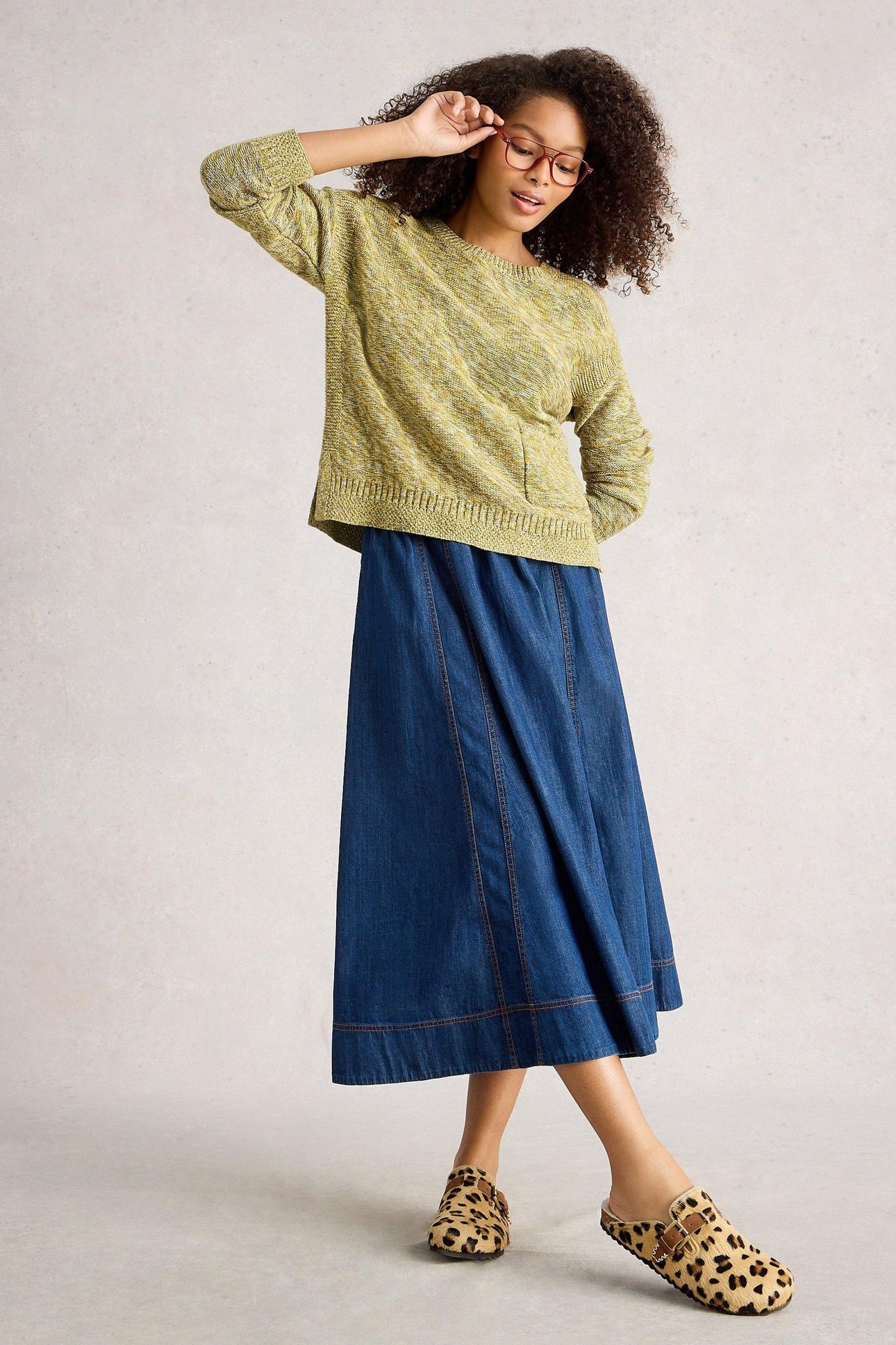 VICTORIA JUMPER CHARTREUSE MULTI 2