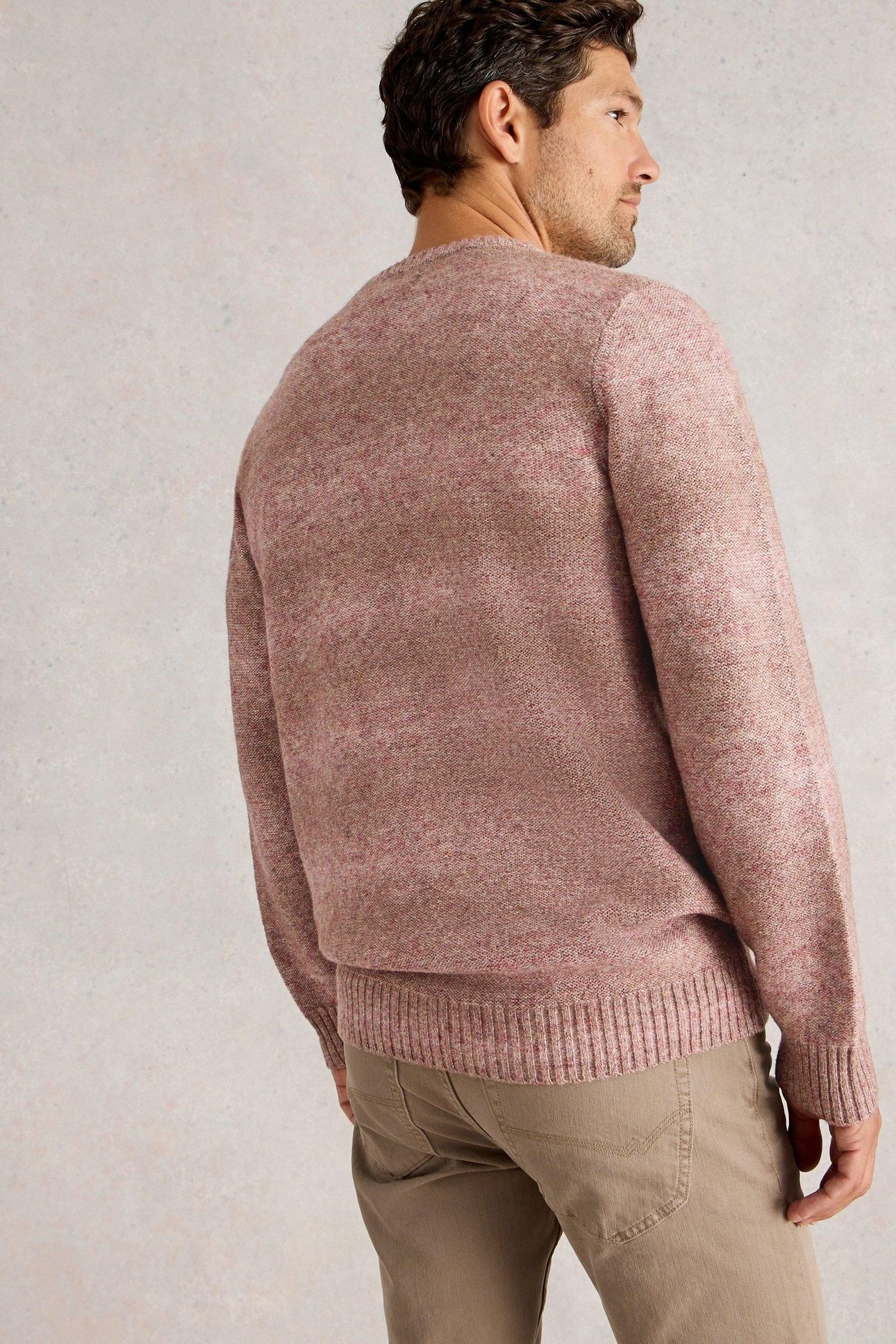 OMBRE CREW NECK MID PINK 2