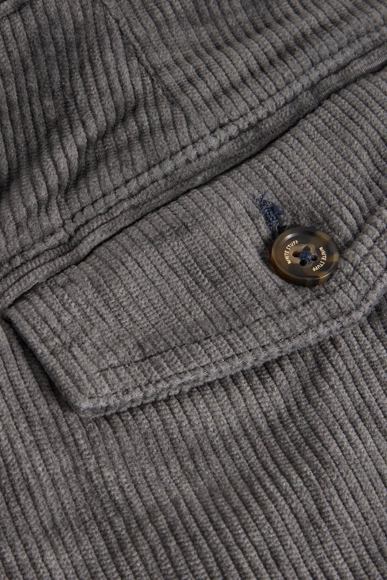 KIMBER CORD TROUSER DARK GREY 4