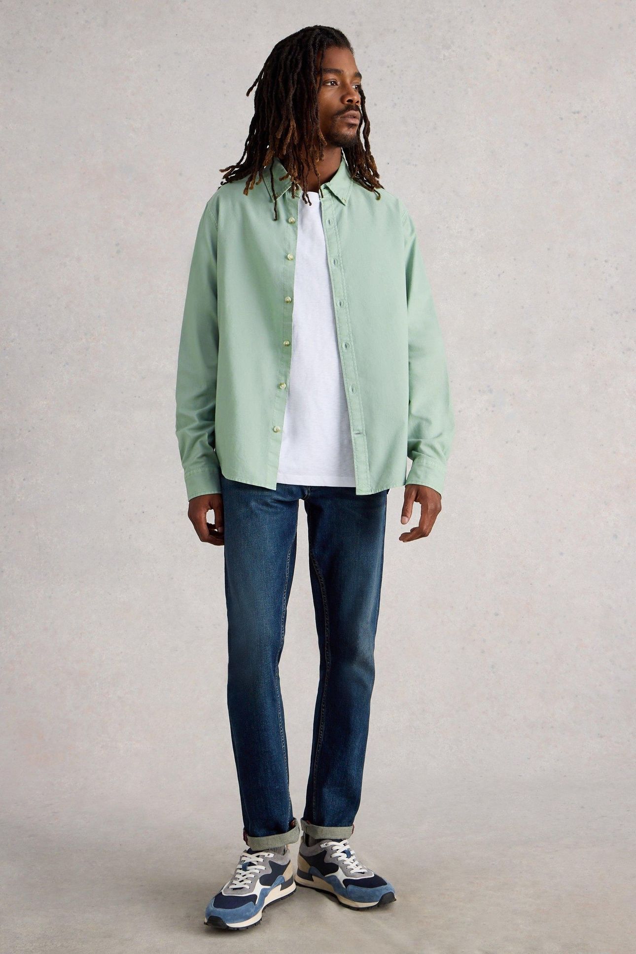 BRUTON OXFORD SHIRT LIGHT GREEN 3