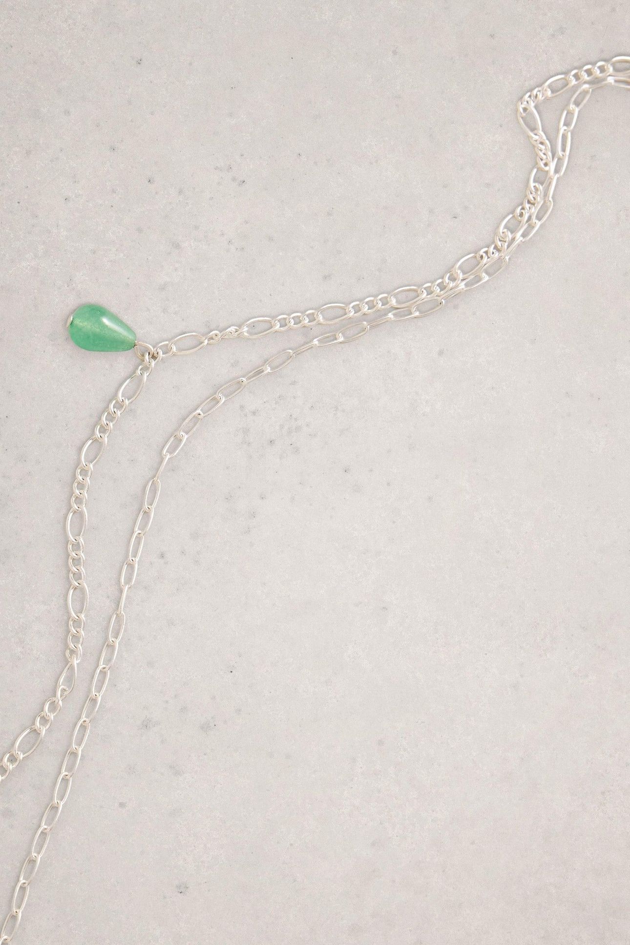 LILY MULTI DROP NECKLACE GREEN MULTI 1