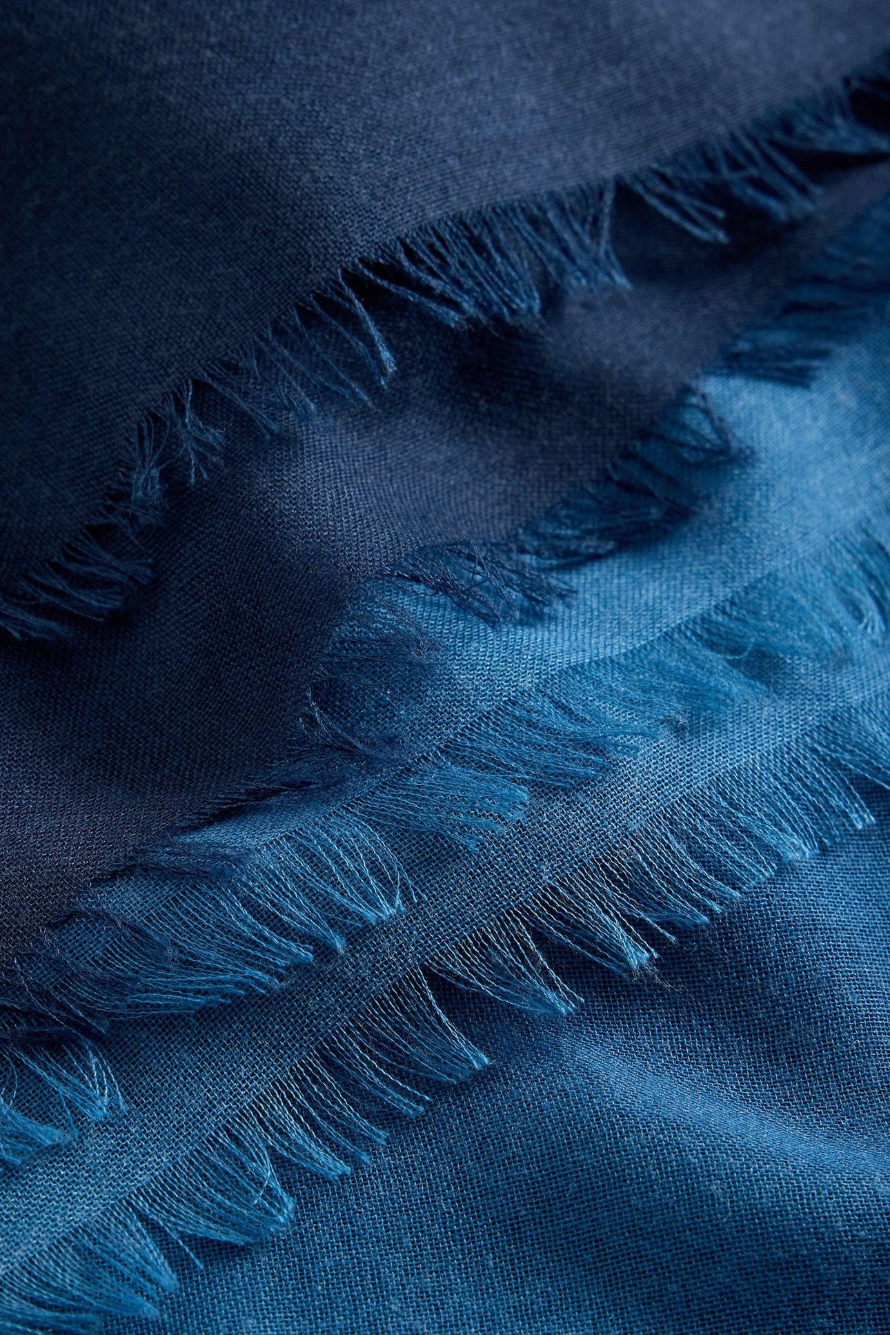 PENNY PLAIN OVERSIZED SCARF DARK NAVY 3