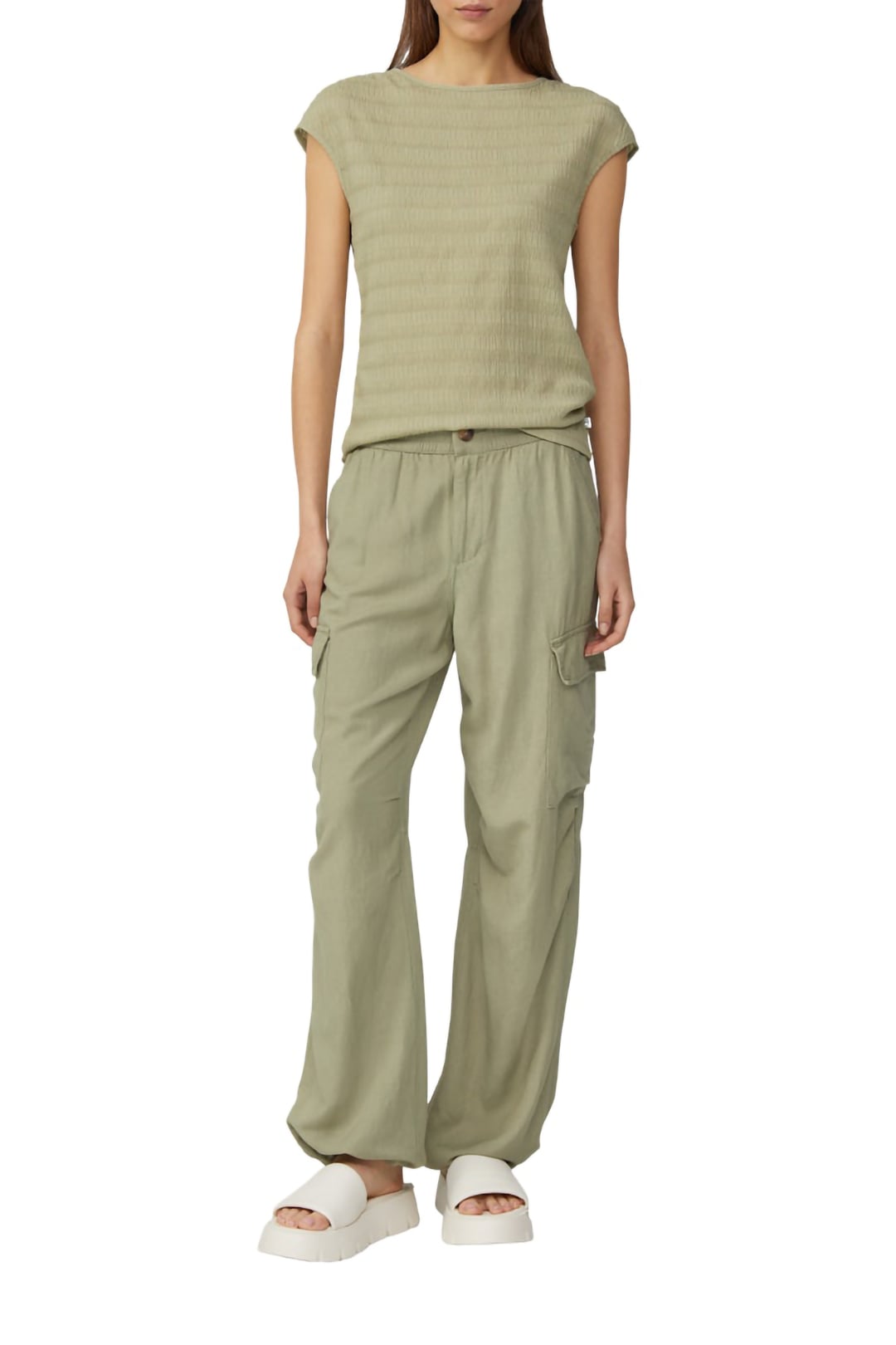 S.OLIVER-QS T-SHIRTS GREEN 1
