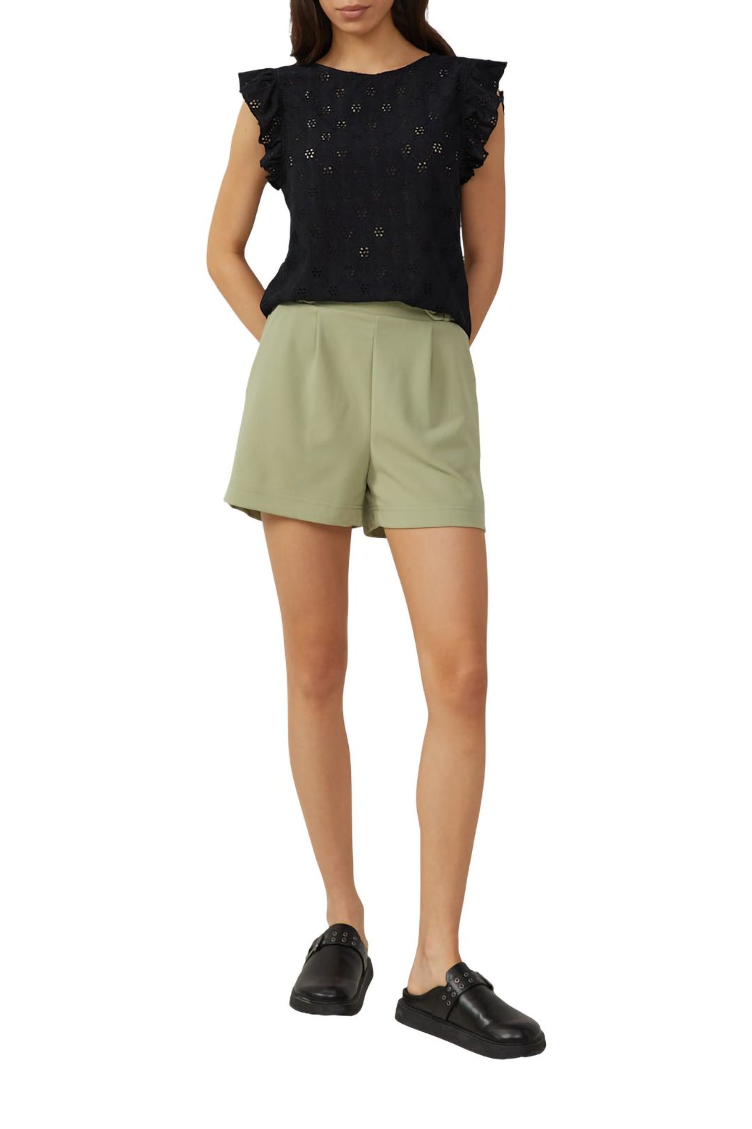 S.OLIVER-QS PANTS GREEN 2