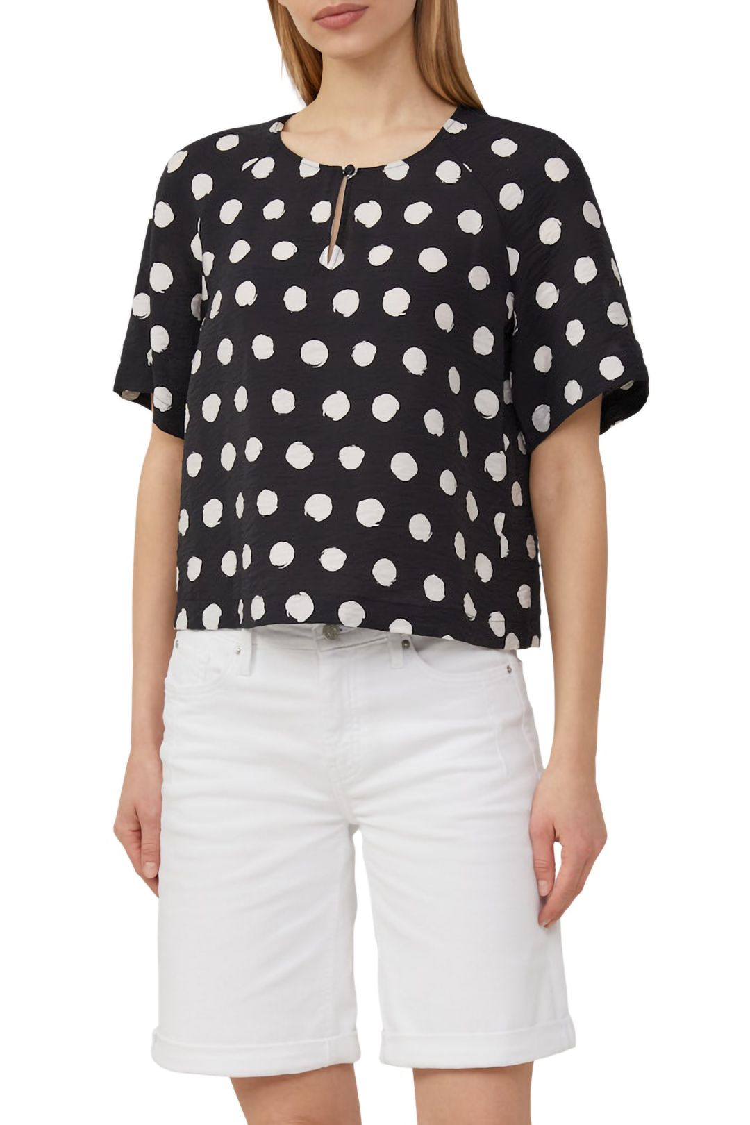 S.OLIVER BLOUSES BLACK 1
