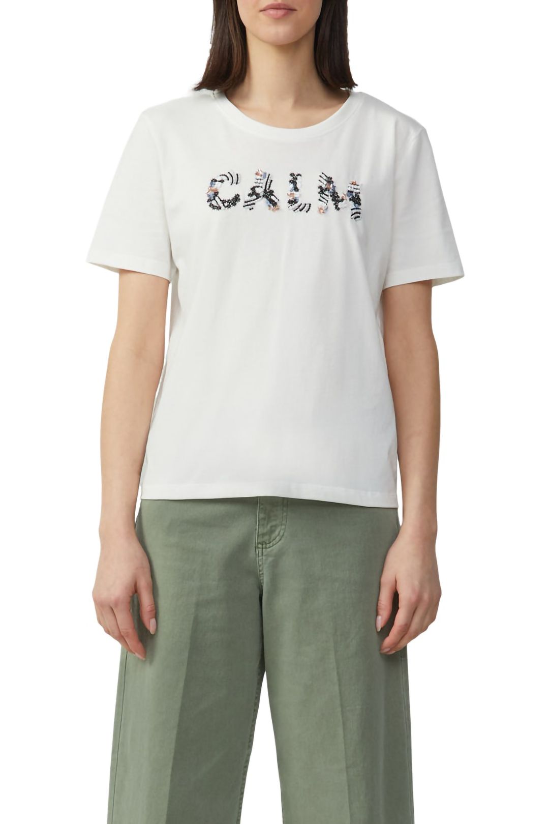 S.OLIVER T-SHIRTS OFFWHITE 1