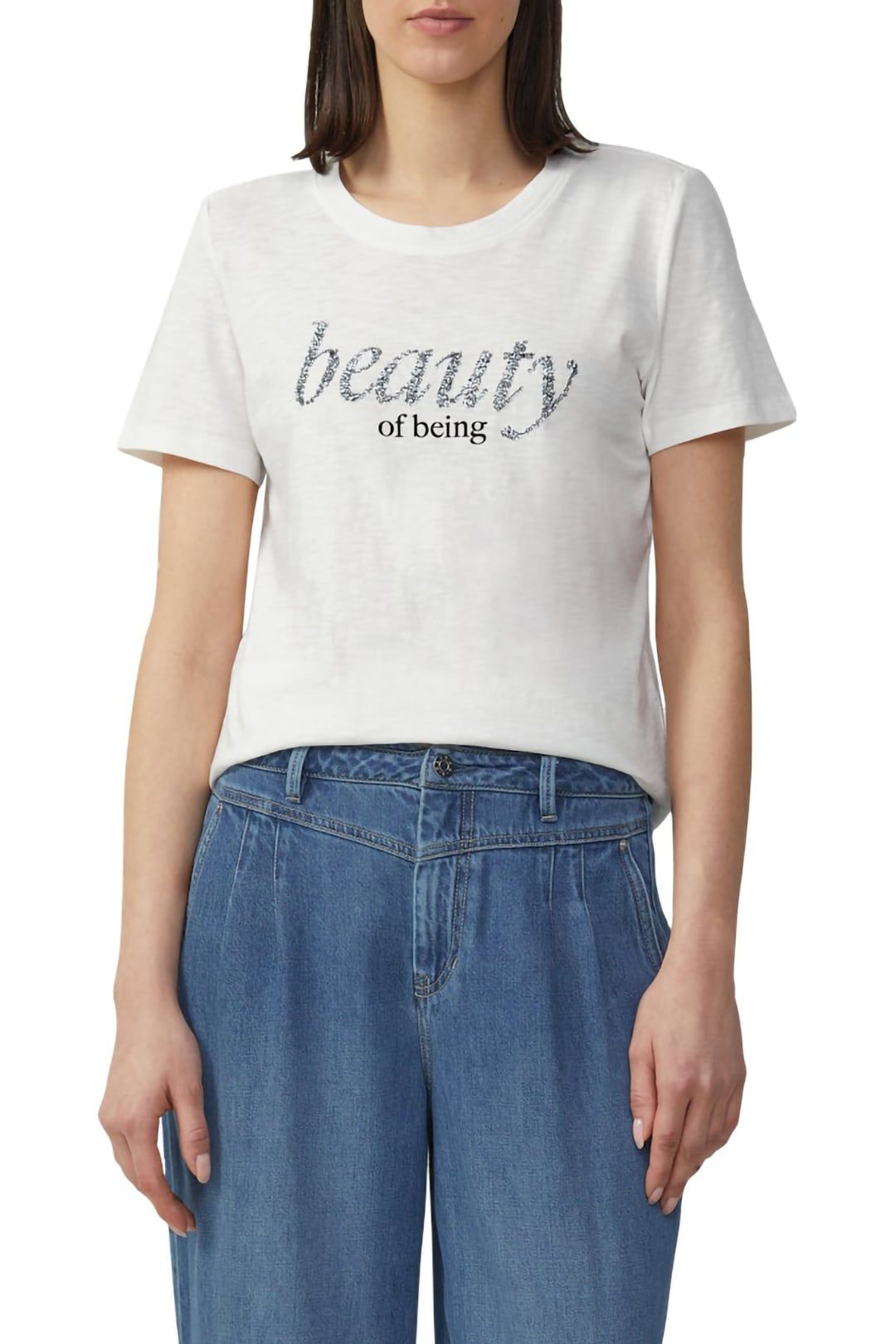 S.OLIVER T-SHIRTS OFFWHITE 1