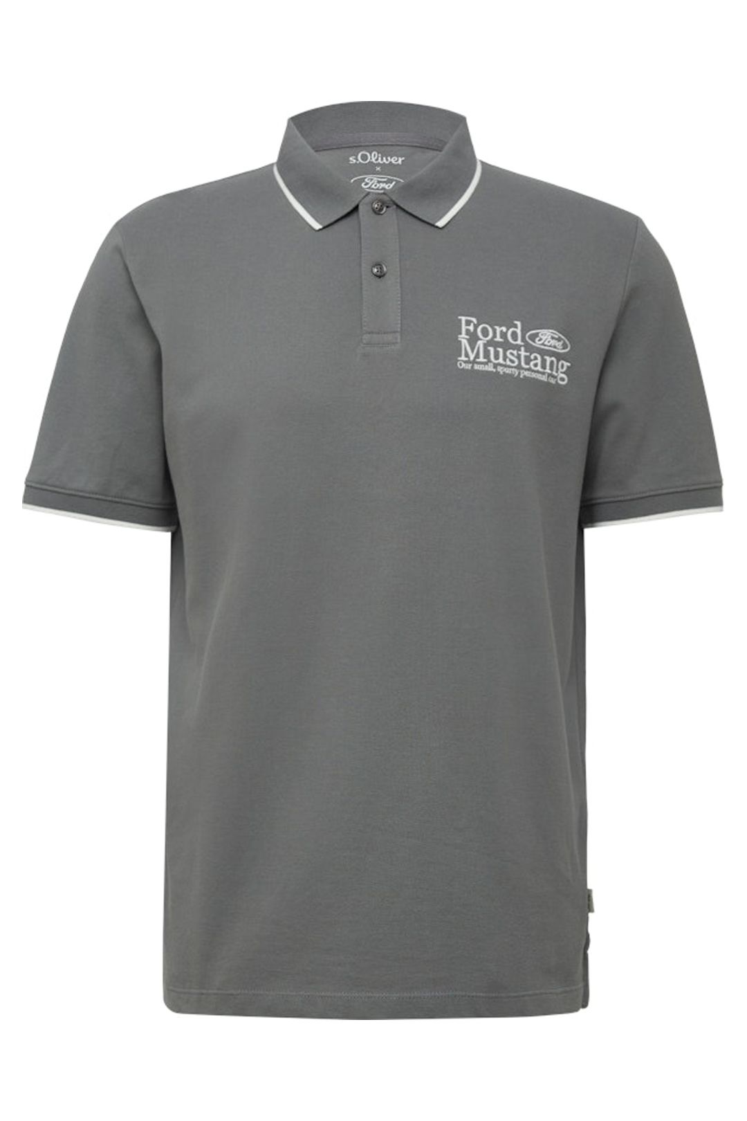 S.OLIVER POLOSHIRTS LIGHT GREY 4