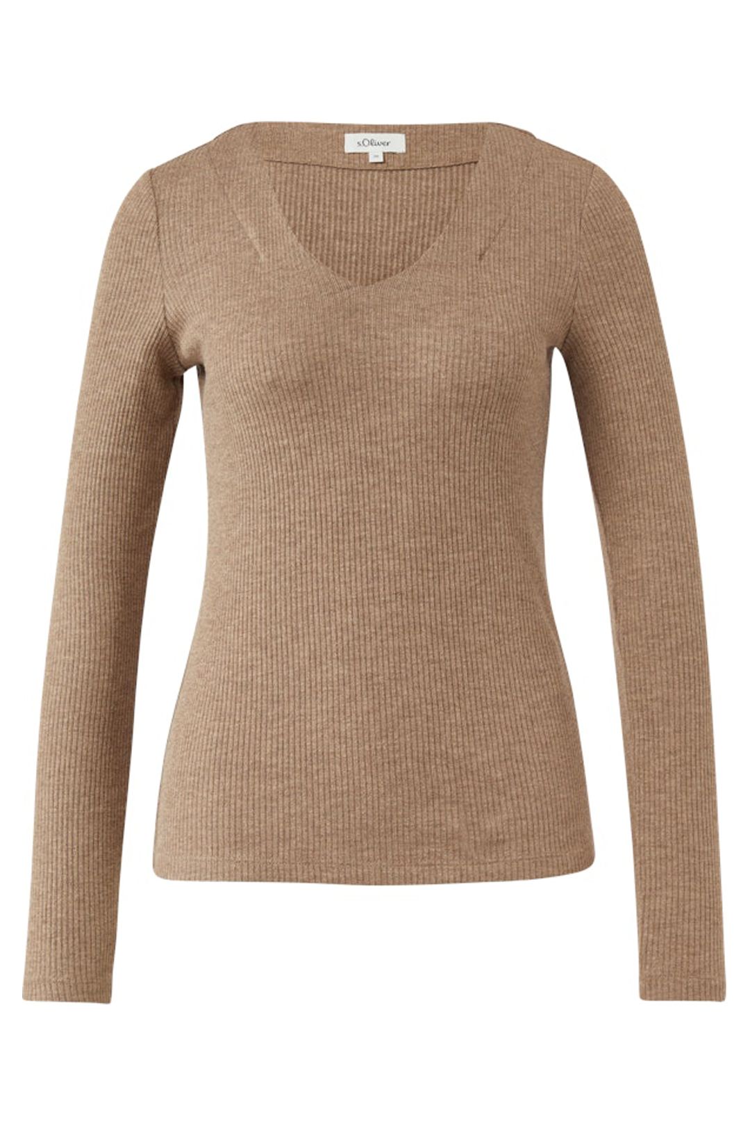 S.OLIVER T-SHIRTS BROWN 4