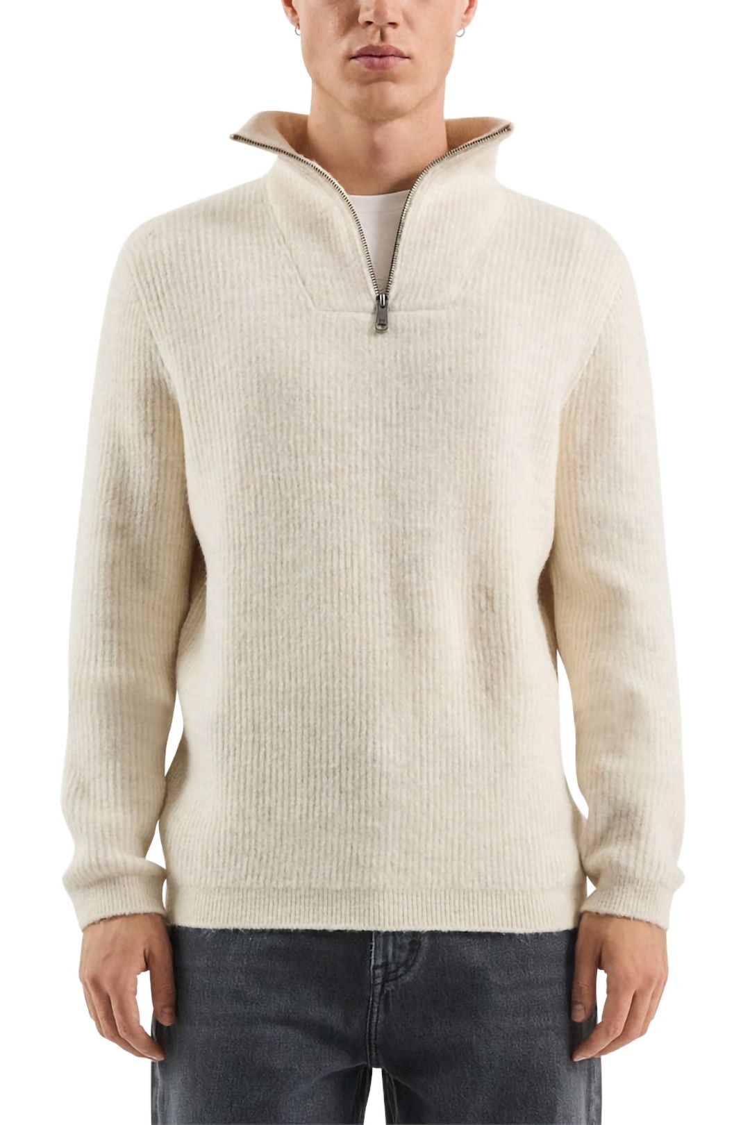 S.OLIVER-QS PULLOVER OFFWHITE 1