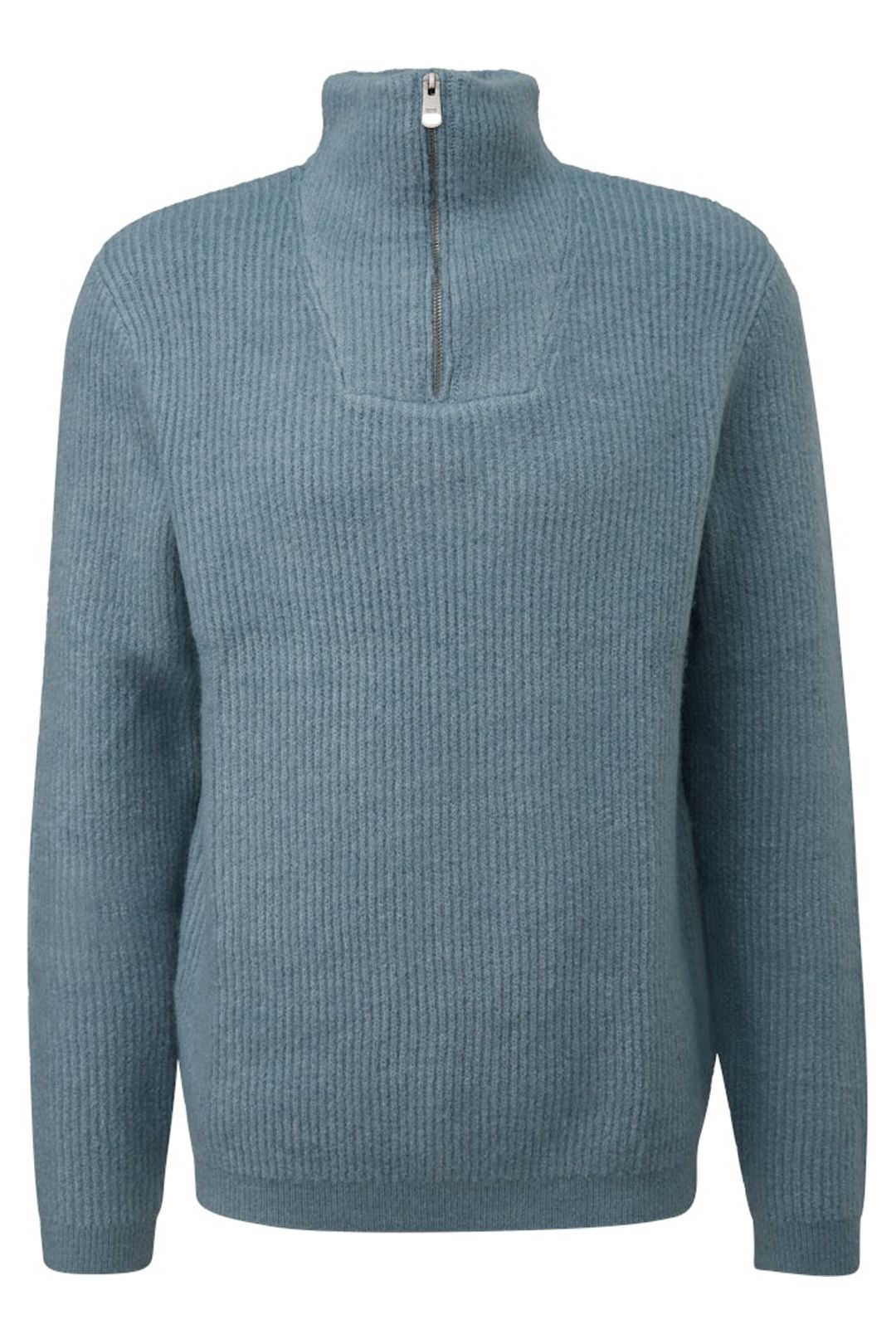 S.OLIVER-QS PULLOVER BLUE GREY 4