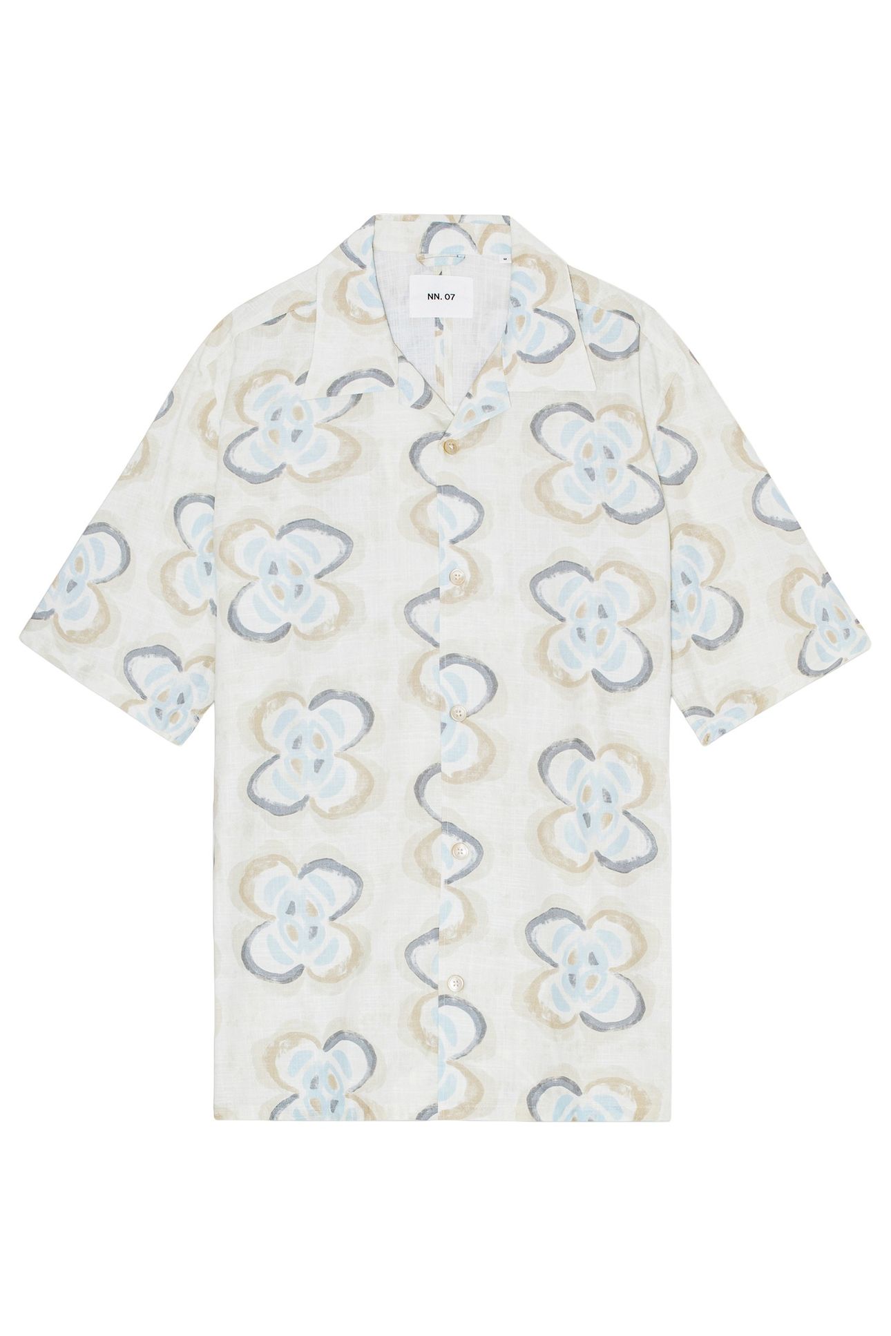 OLE SS SHIRT 5210 ECRU PRINT 4