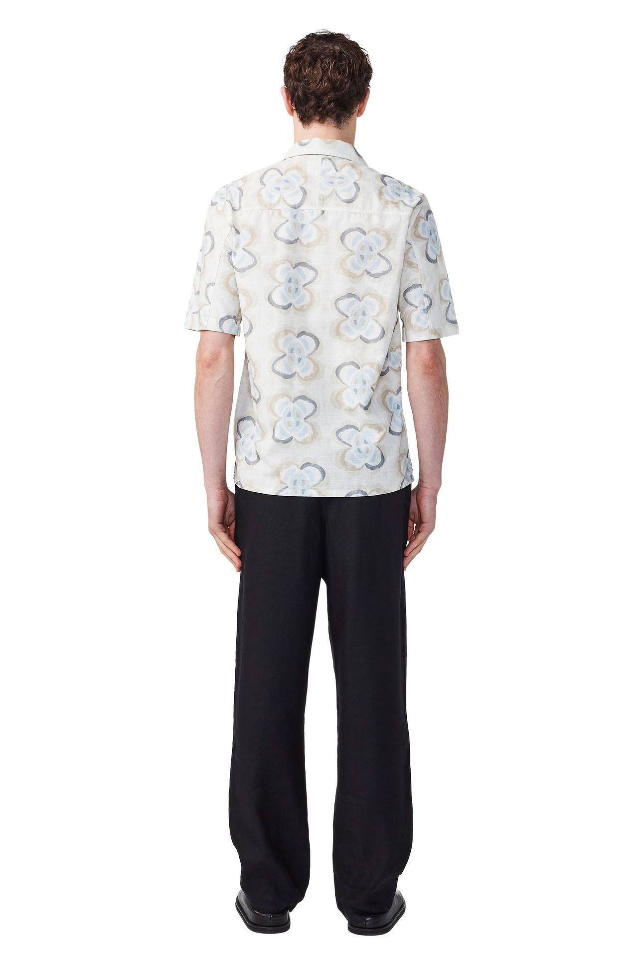 OLE SS SHIRT 5210 ECRU PRINT 3