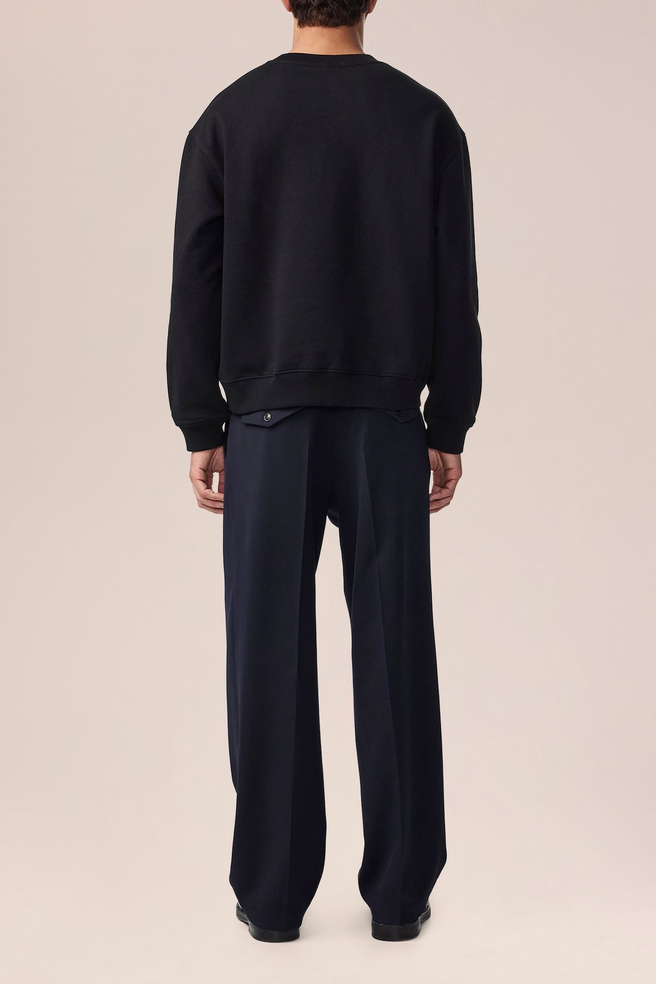 DAVID CREWNECK SWEATSHIRT BLACK 3
