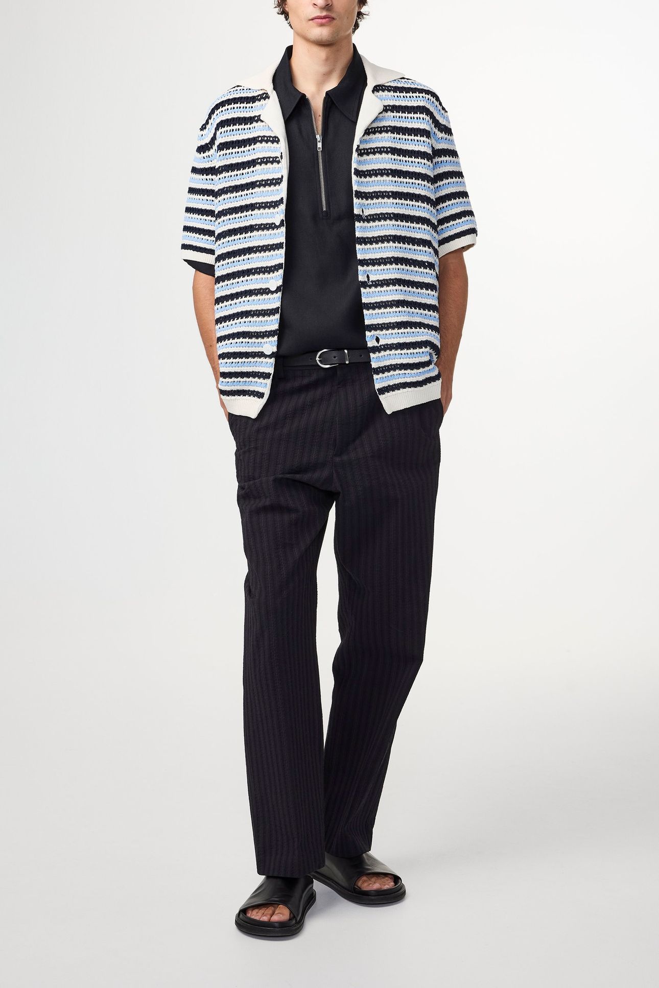 HENRY KNIT NAVY STRIPE 2