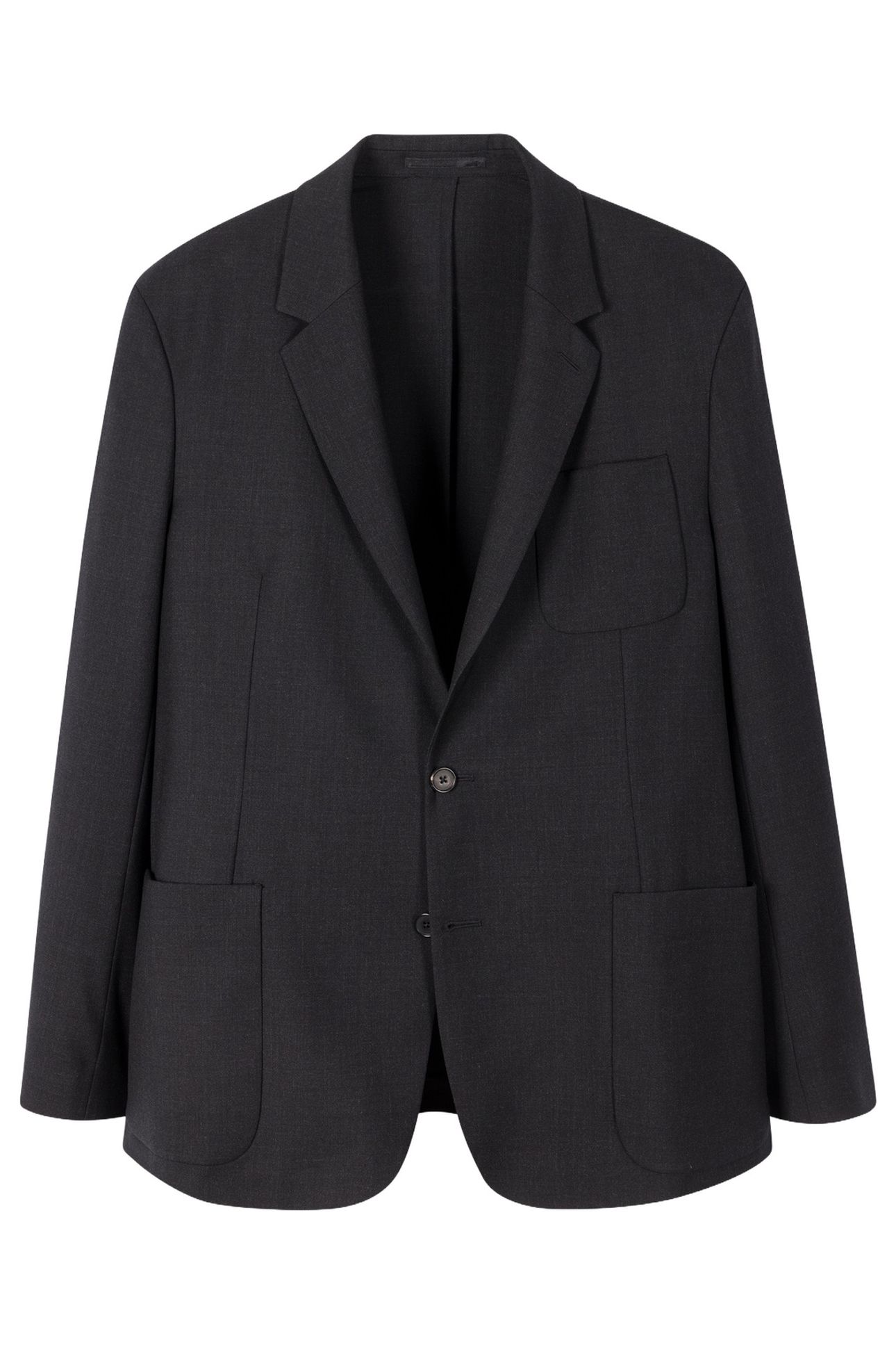 MENS 2 BTN PATCH POCKET JACKET SLATE 4