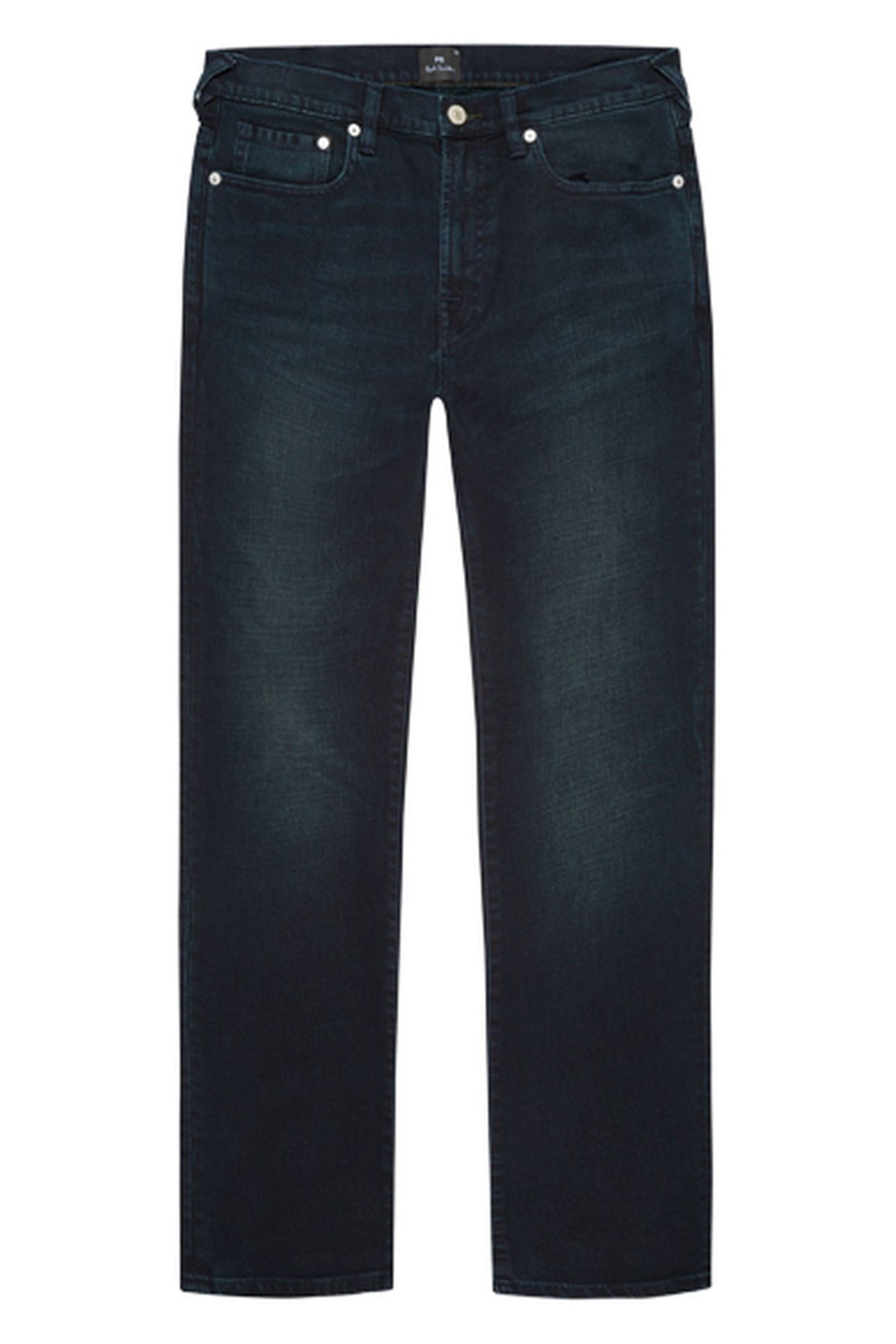 MENS SLIM STANDARD FIT JEAN OVER DYED NAVY + WASH 4