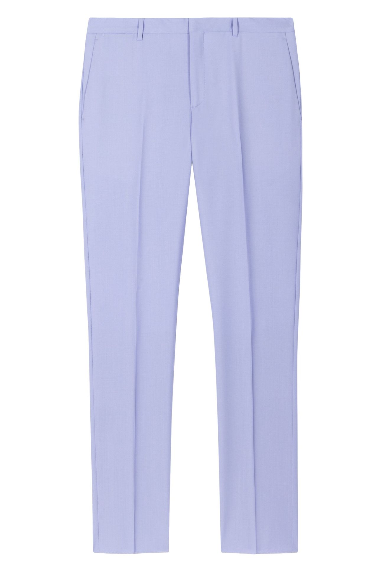 MENS SLIM FIT 2BTN SUIT PURPLE 7