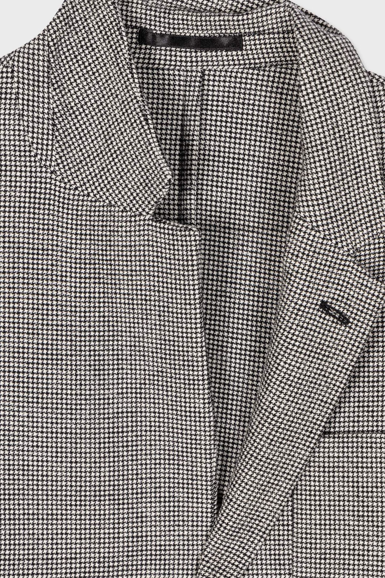 MENS 2 BTN PATCH POCKET JACKET BLACK MELANGE 7