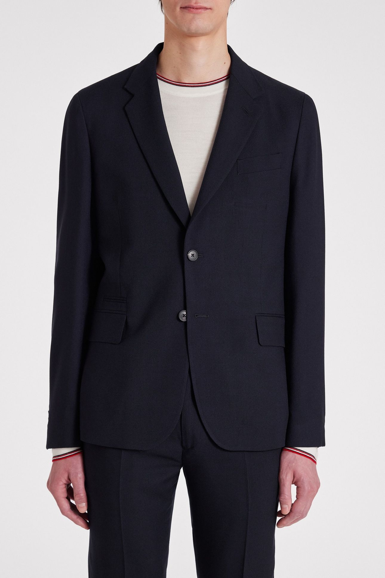 MENS 2 BUTTON JACKET VERY DARK NAVY 1
