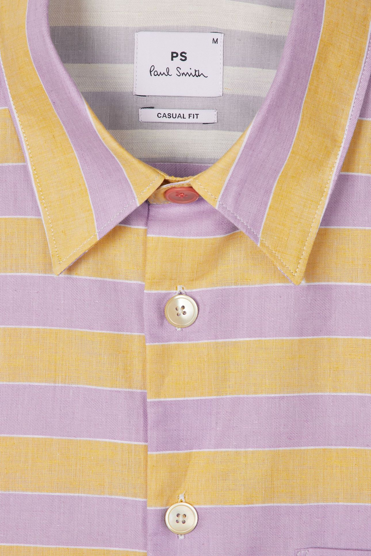 MENS SS CASUAL FIT SHIRT LEMON YELLOW 5