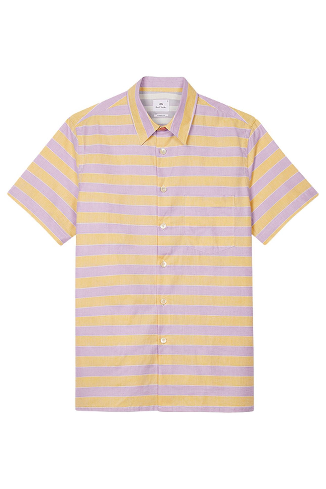 MENS SS CASUAL FIT SHIRT LEMON YELLOW 4