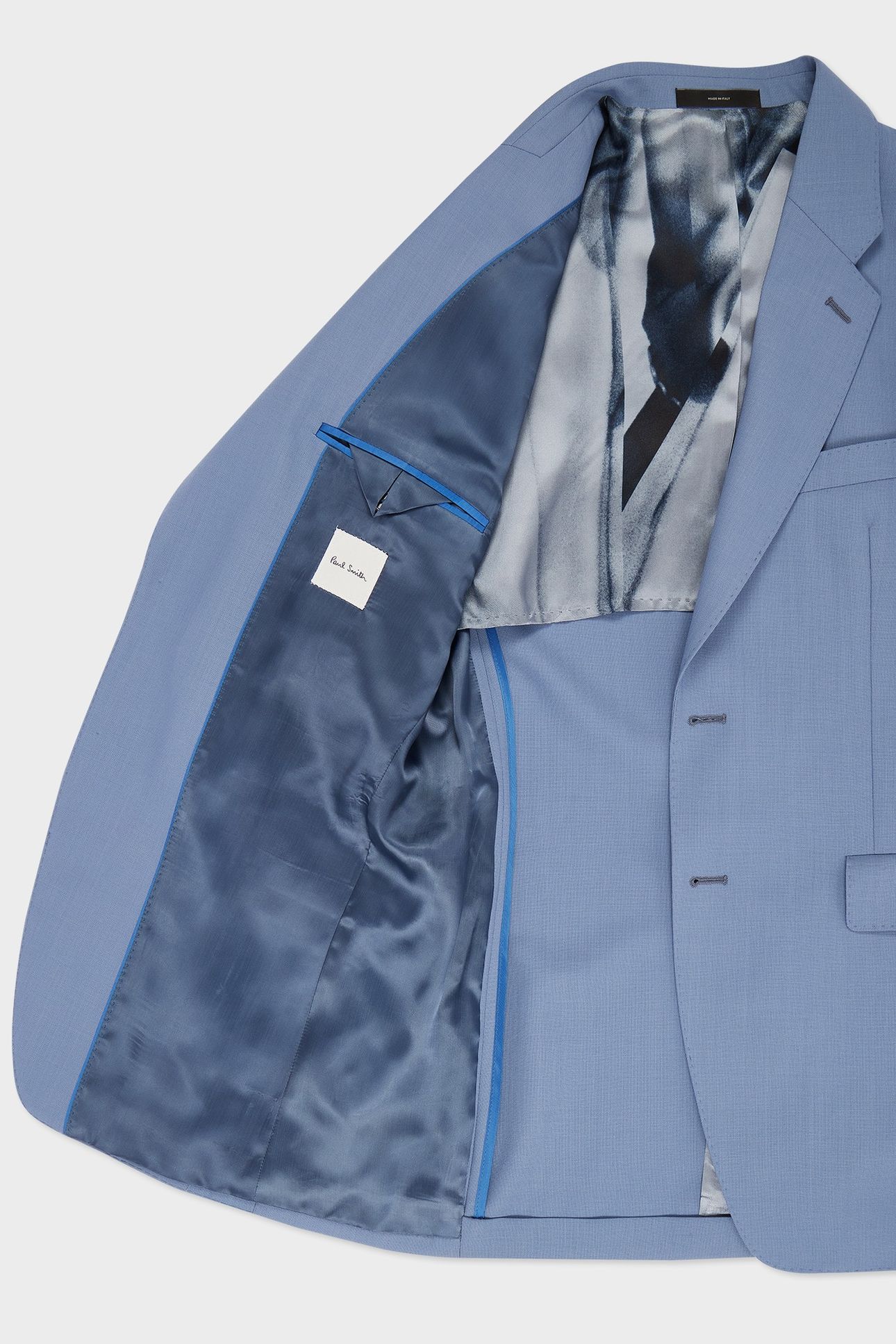 MENS 2 BUTTON JACKET PETROL BLUE 5
