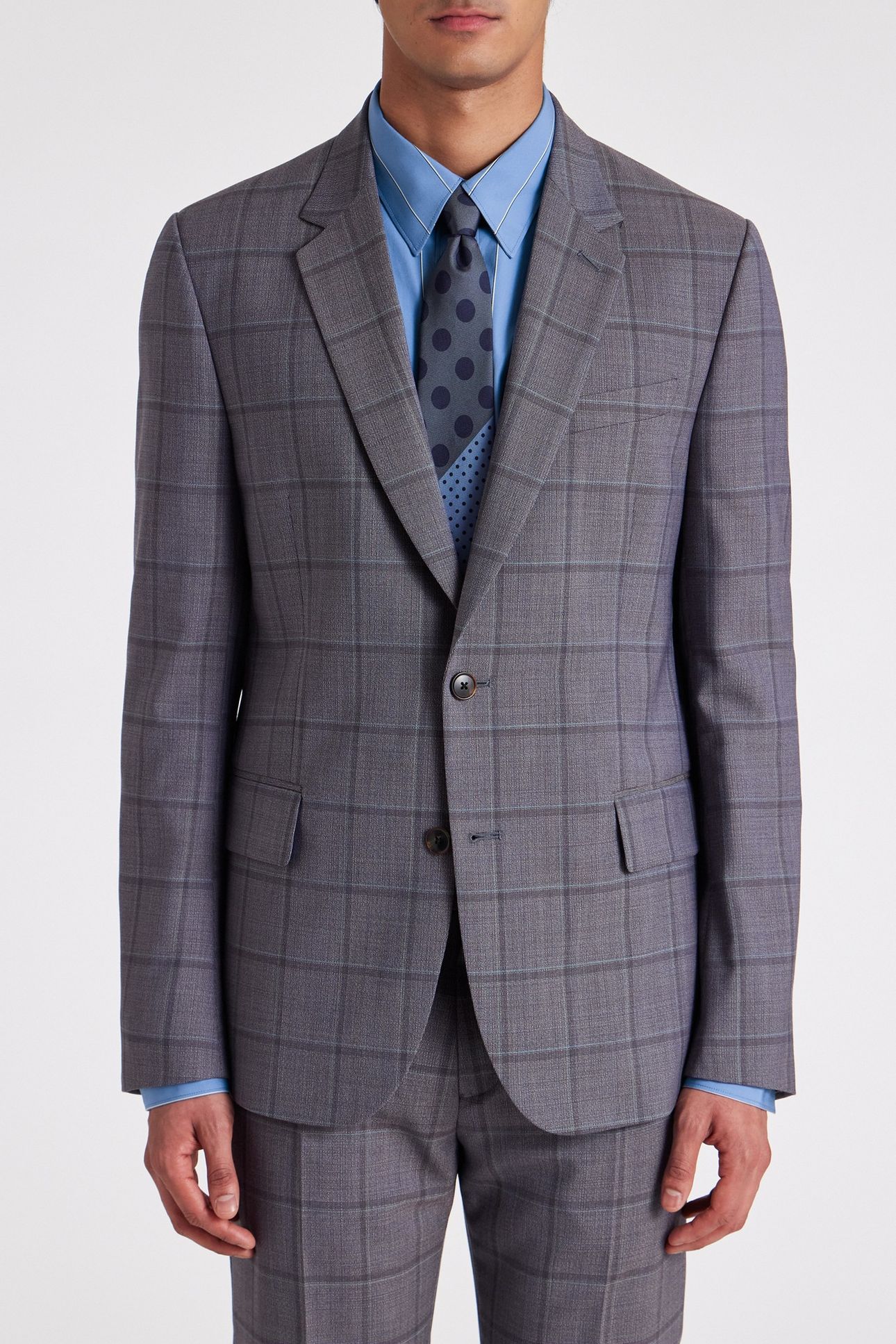 GENTS TAILORED FIT 2BTN JACKET MAUVE 1