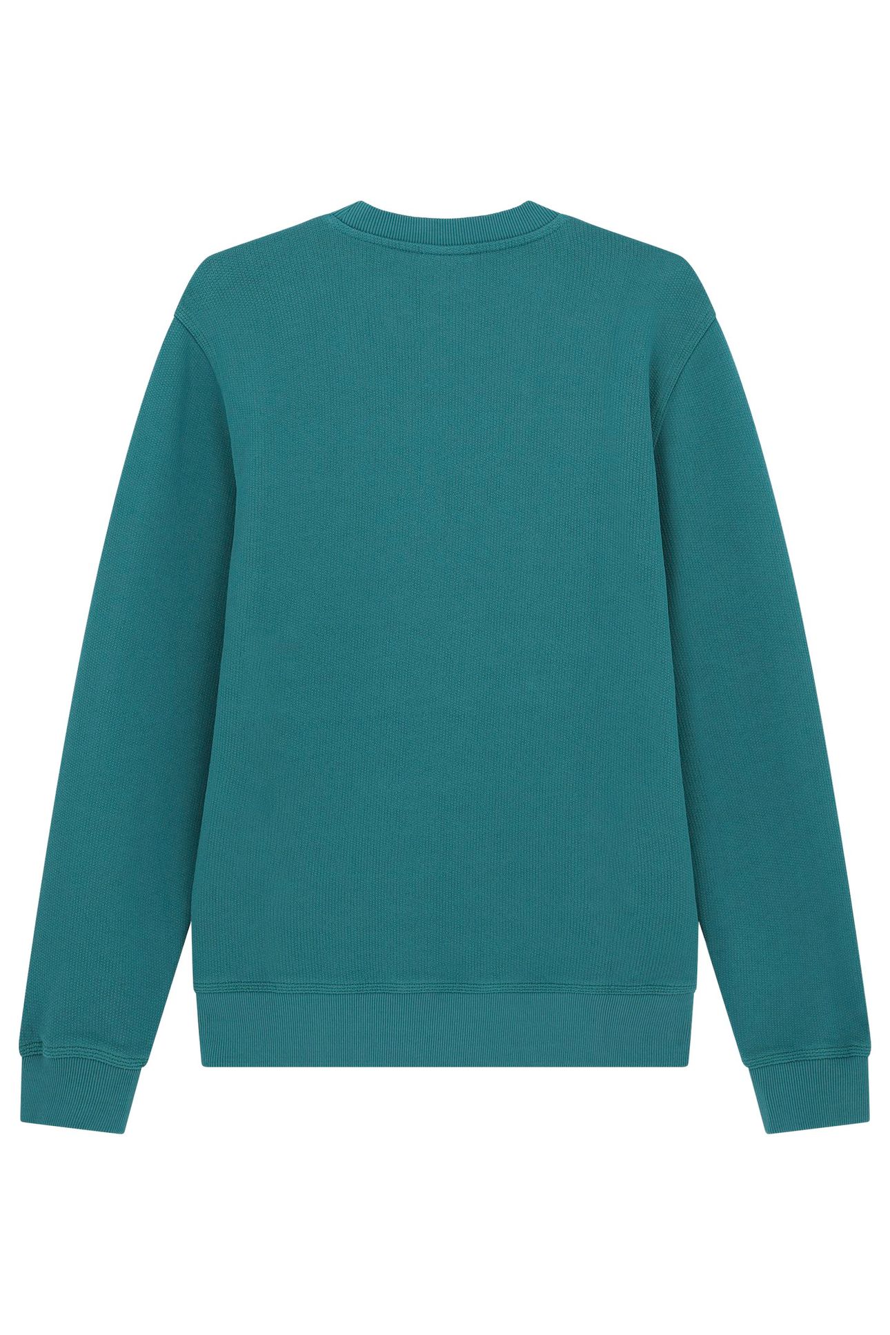 MENS SWEATSHIRT LINE ZEBRA PETROL GREEN 4