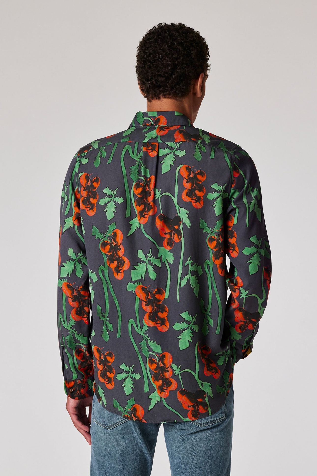 MENS LS REG FIT SHIRT INDIGO 2