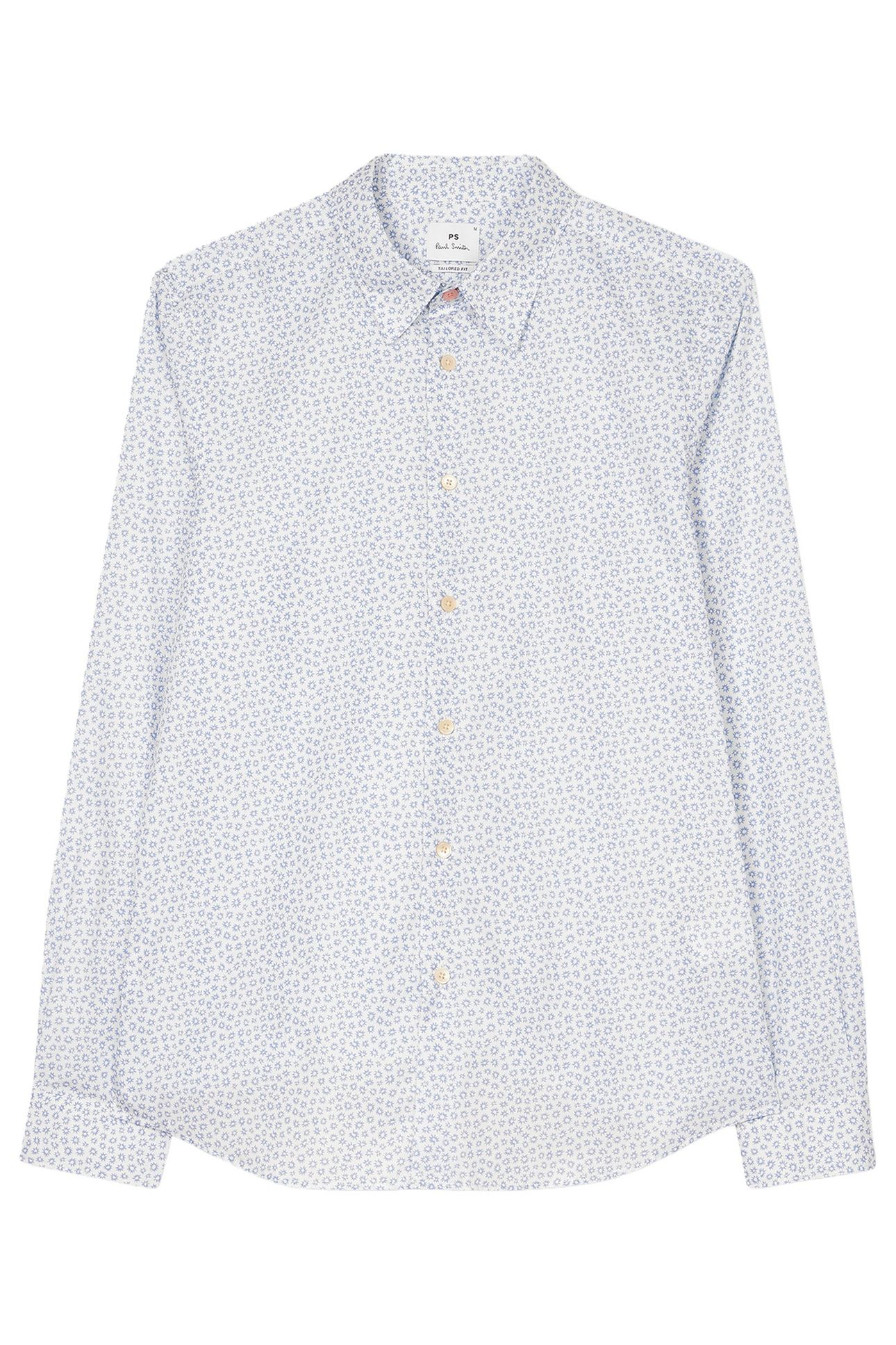 MENS LS TAILORED FIT SHIRT LIGHT BLUE 4