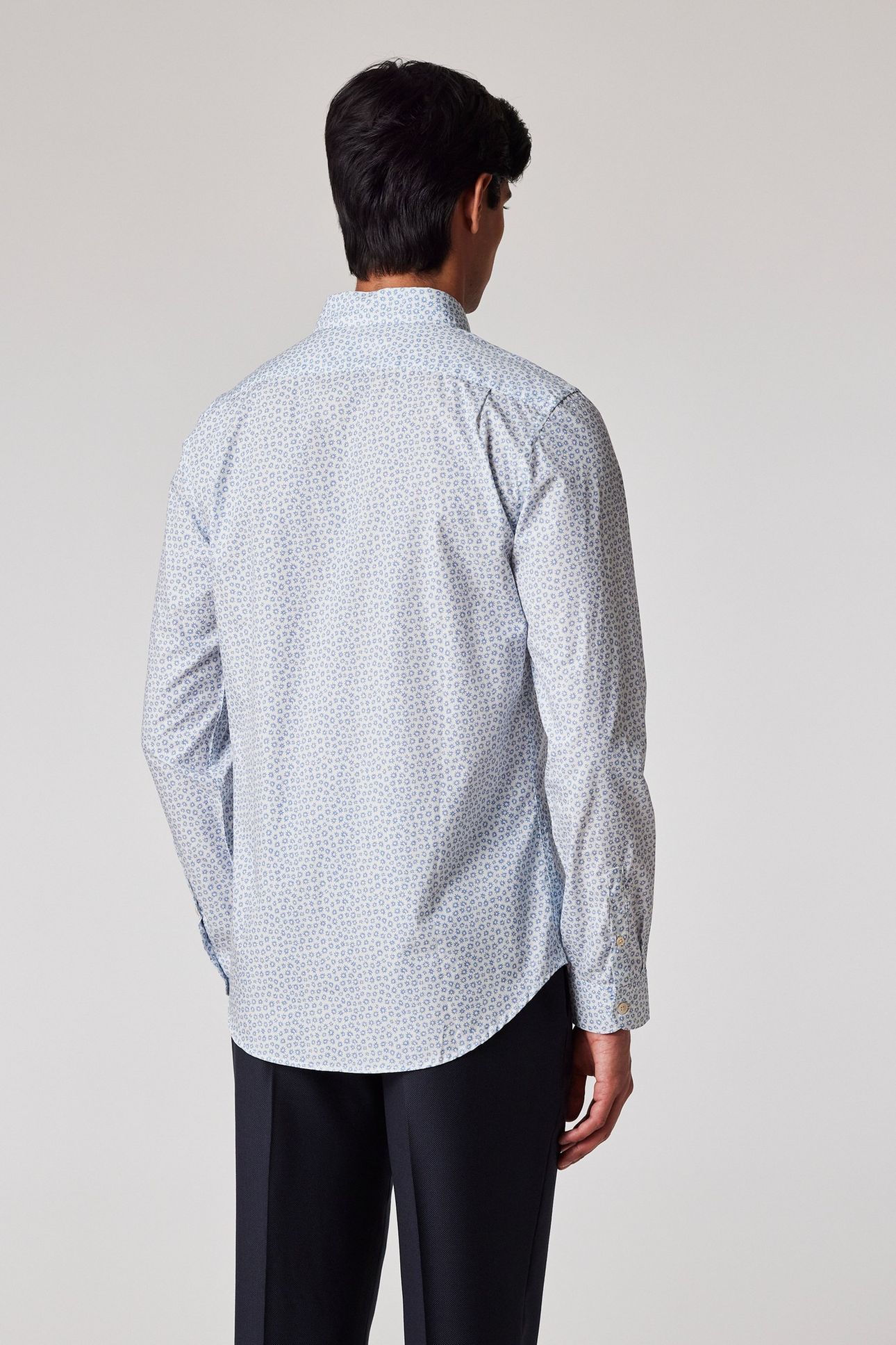MENS LS TAILORED FIT SHIRT LIGHT BLUE 2