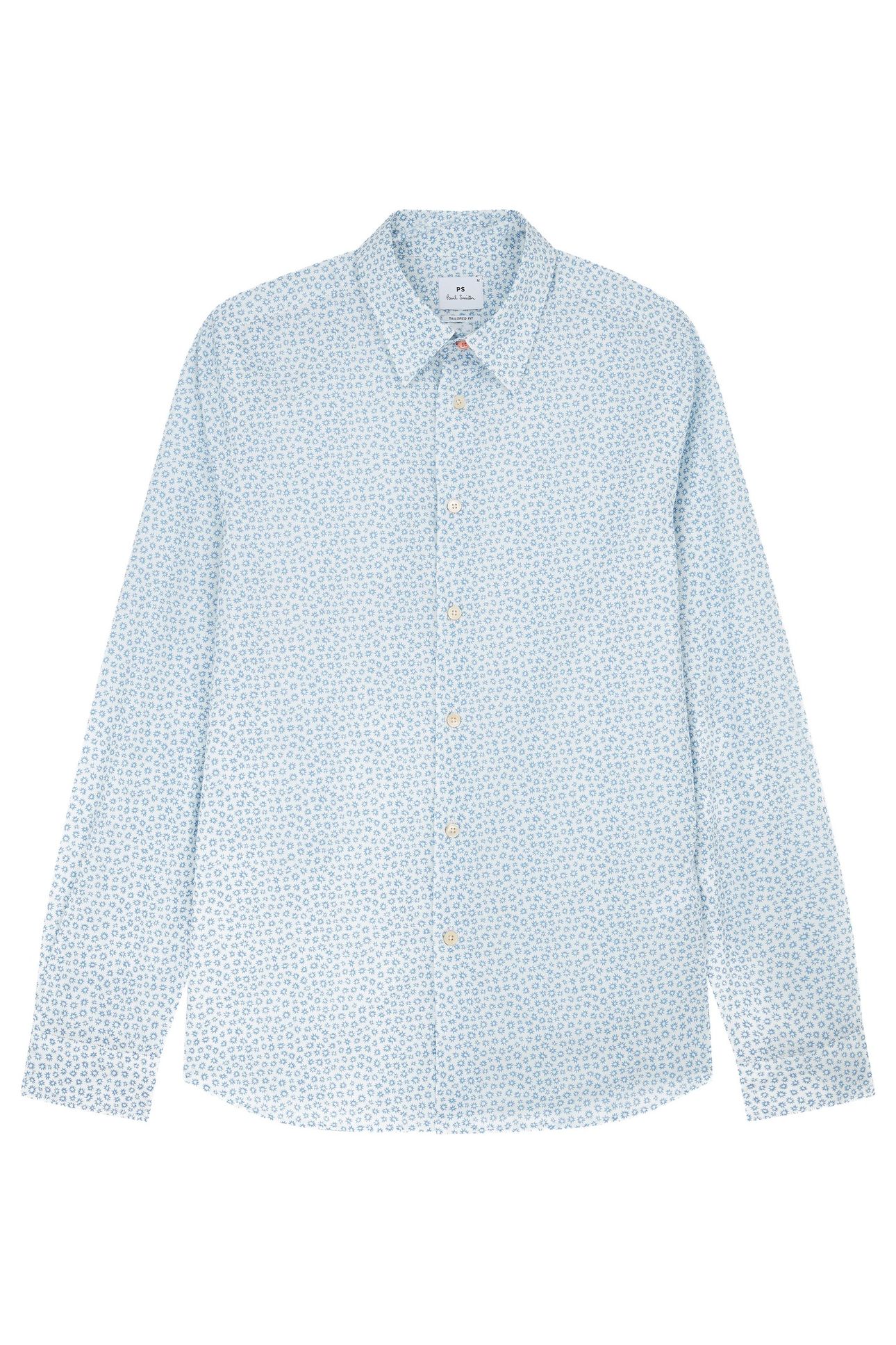 MENS LS TAILORED FIT SHIRT LIGHT BLUE 5