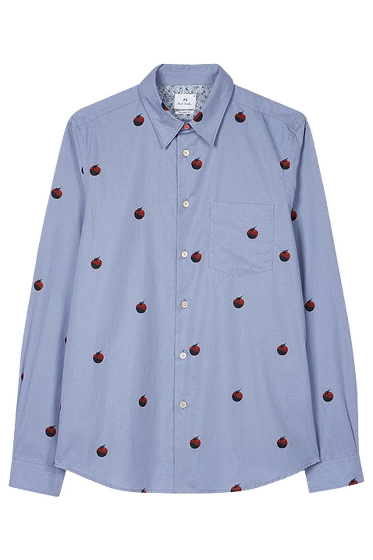 MENS LS TAILORED FIT SHIRT LIGHT BLUE 4