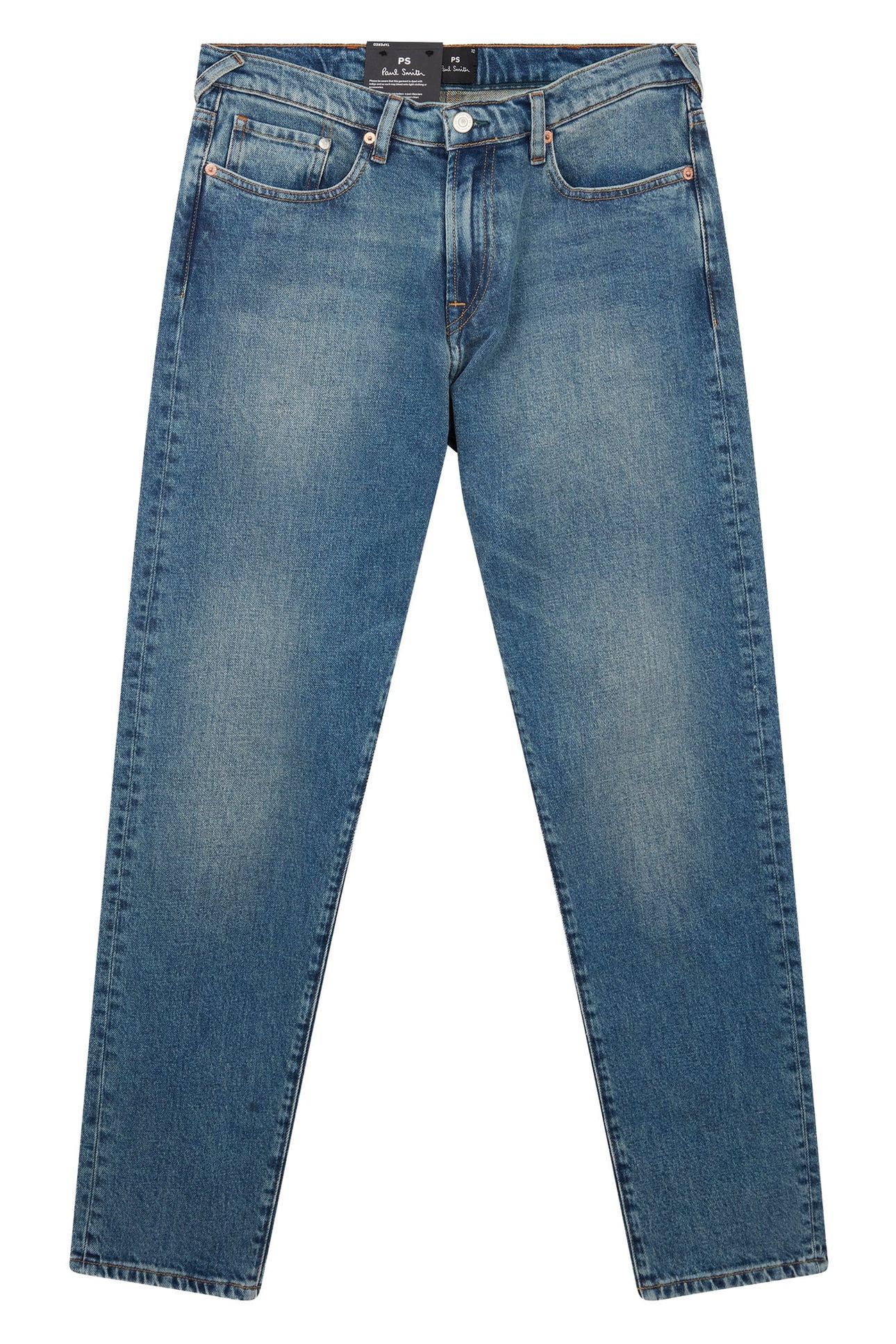 MENS RELAXED FIT JEAN RINSE WASH 1