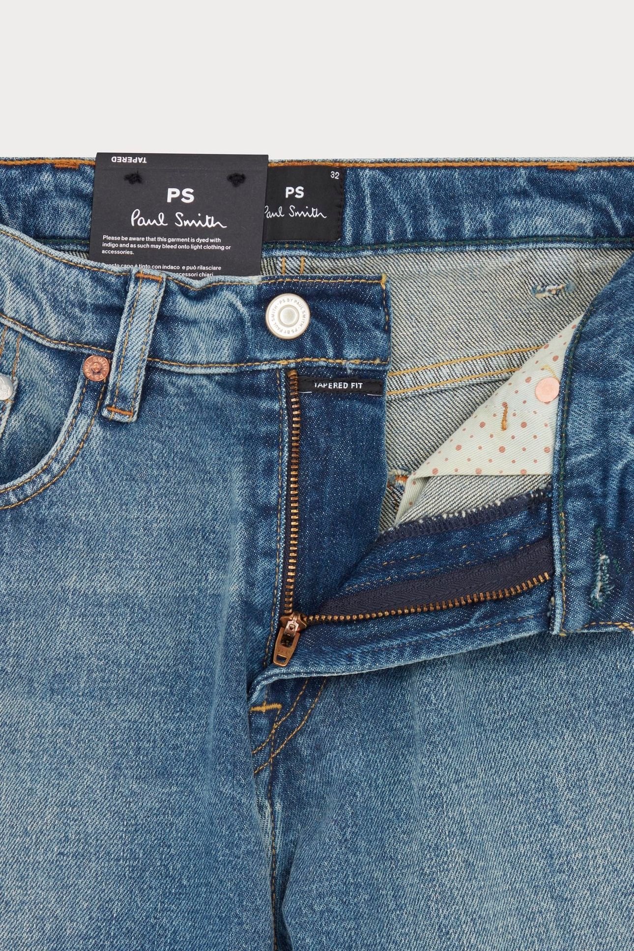 MENS RELAXED FIT JEAN RINSE WASH 3
