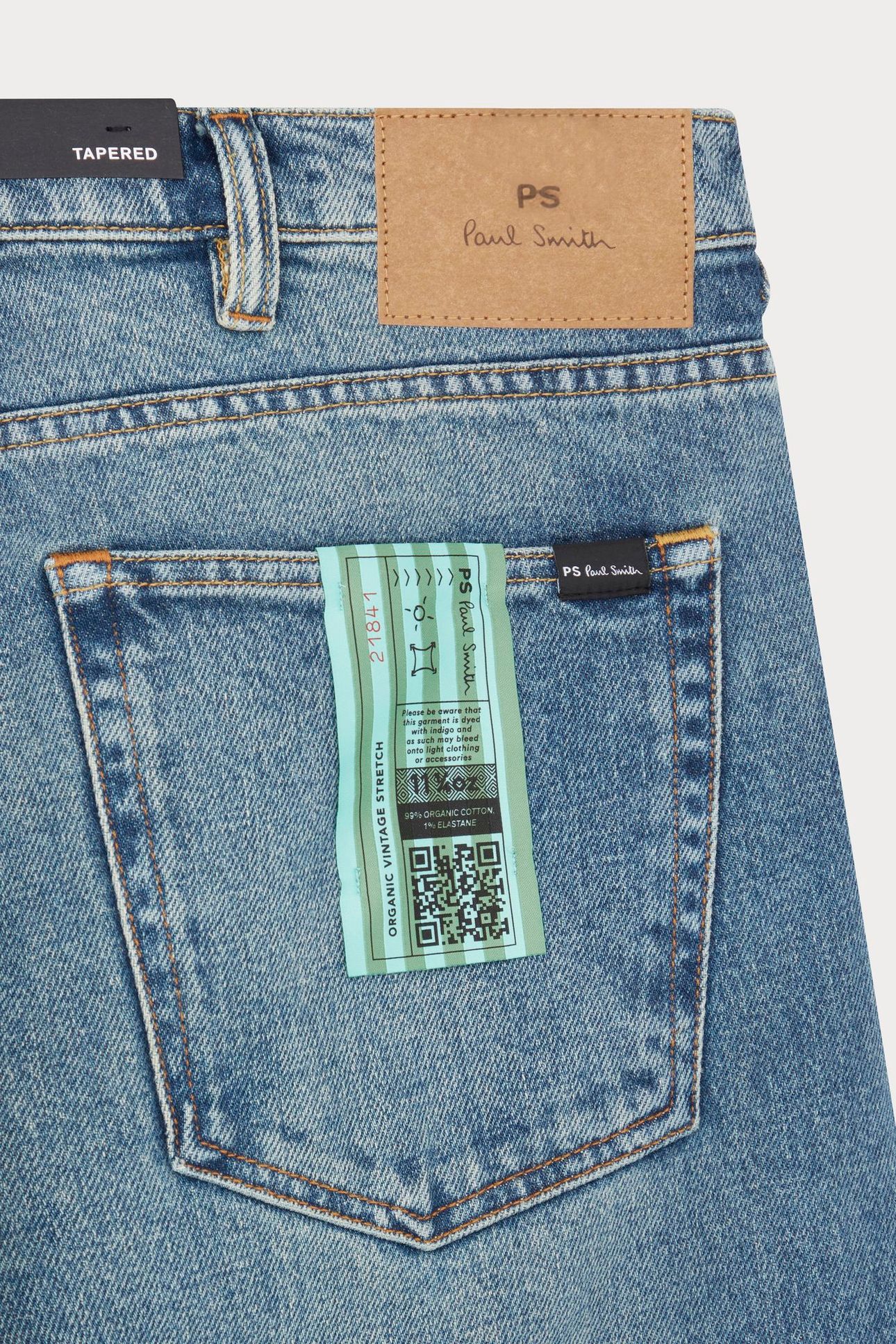 MENS RELAXED FIT JEAN RINSE WASH 4
