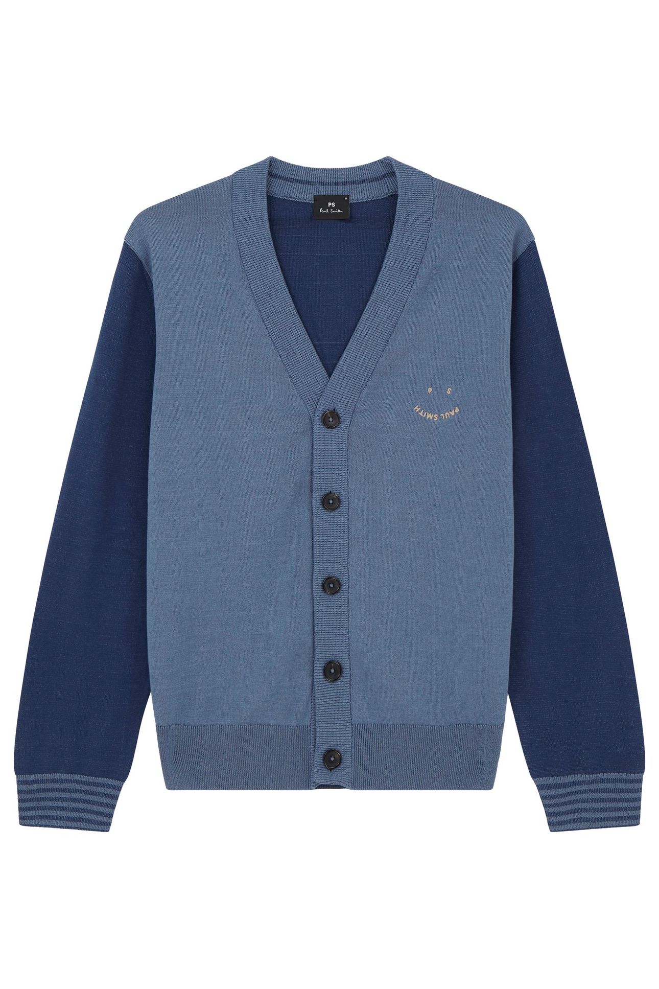 MENS CARDIGAN PS HAPPY INDIGO 1