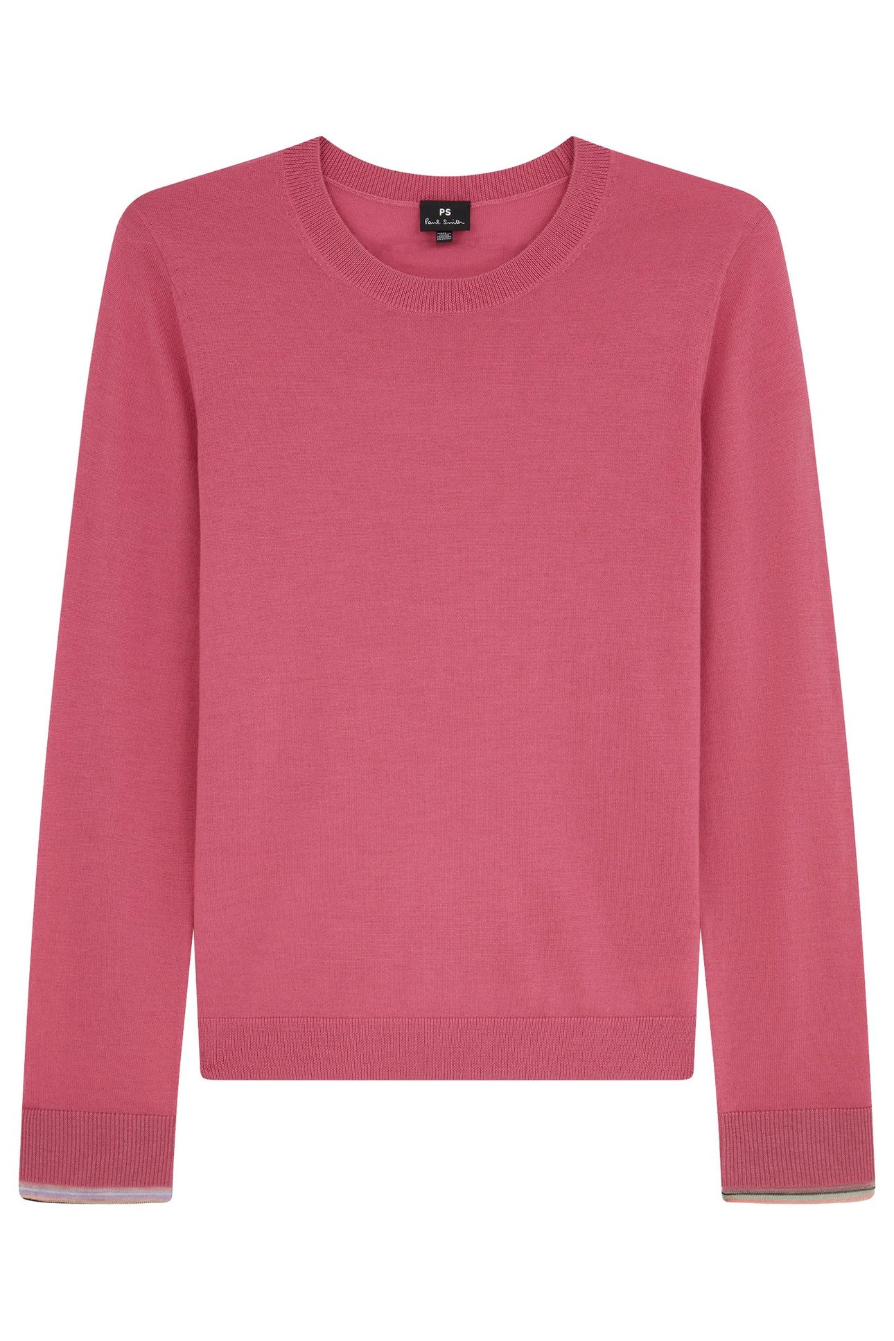 WOMENS KNITTED SWEATER CREW NECK AUBERGINE 5