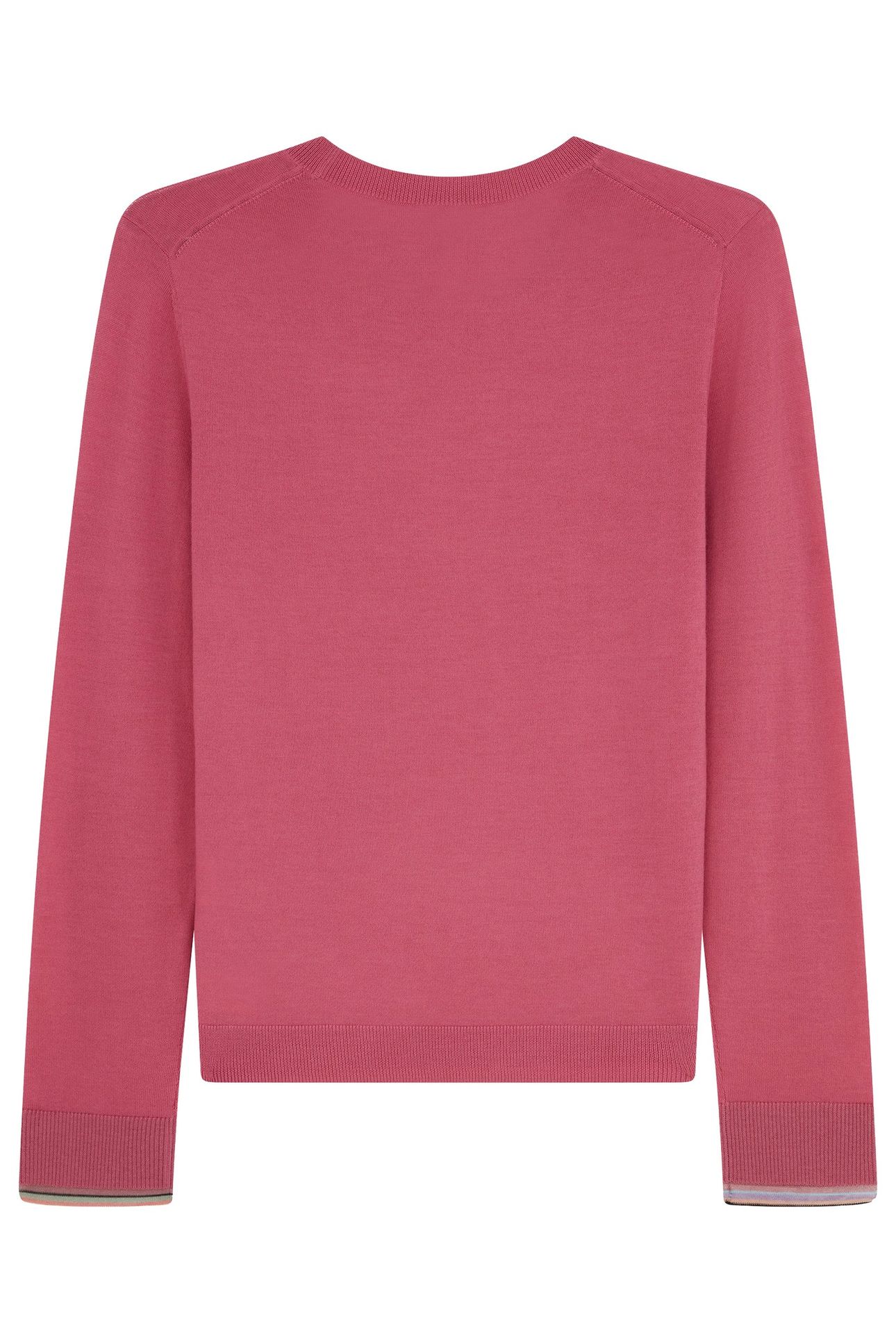 WOMENS KNITTED SWEATER CREW NECK AUBERGINE 6