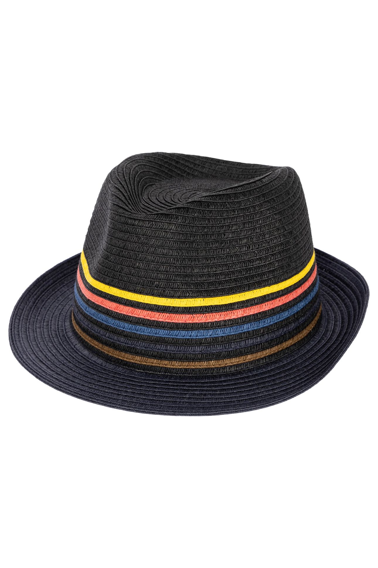 MEN HAT TRILBY ART STRIPE BLACK 2