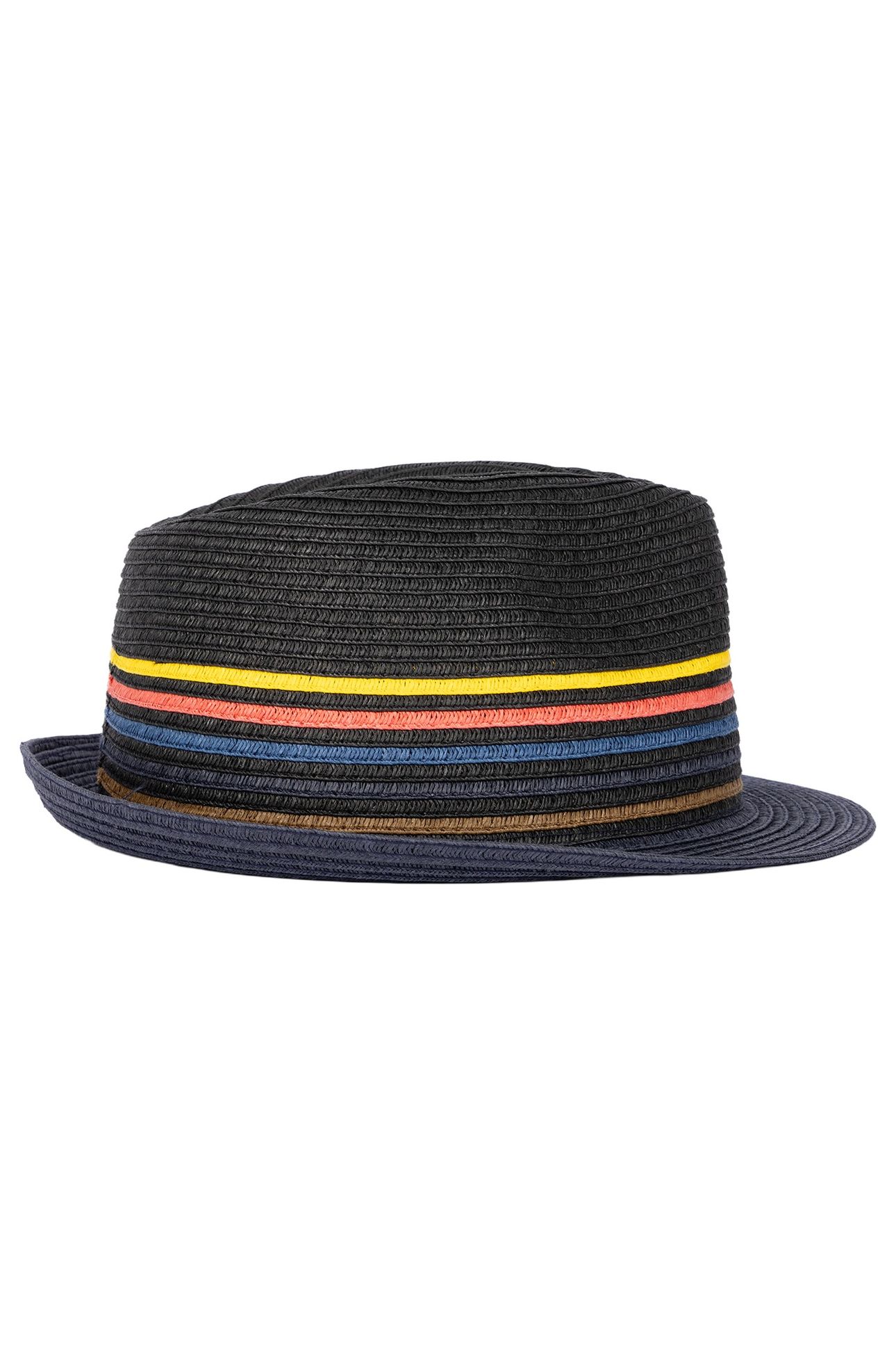 MEN HAT TRILBY ART STRIPE BLACK 3