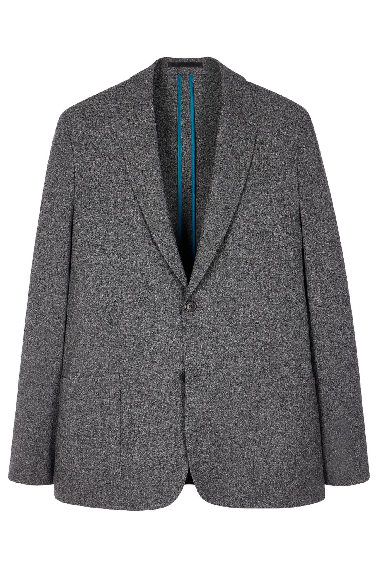 MENS 2 BUTTON JACKET GREY 4