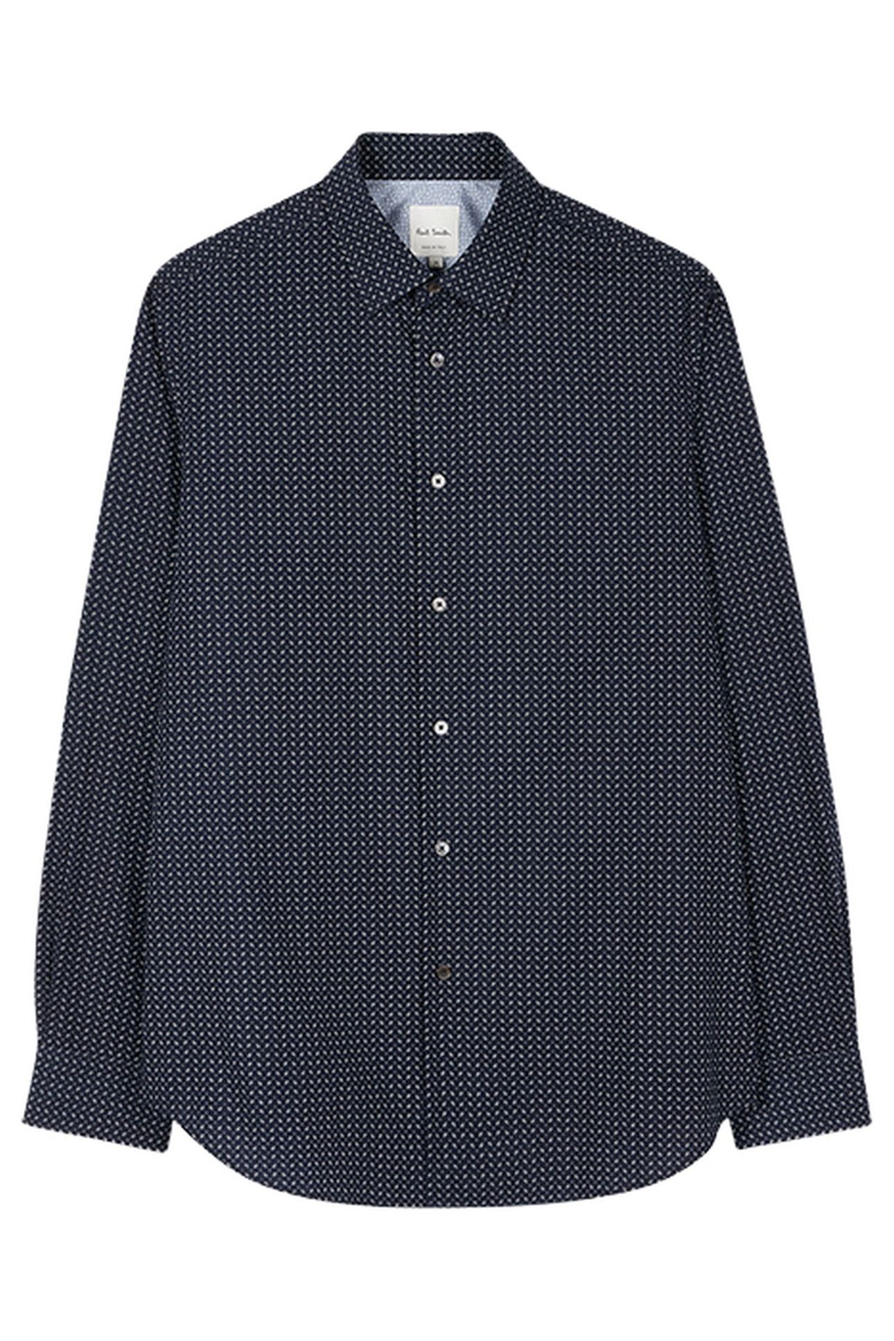 MENS S/C TAILORED FIT SHIRT VERY DARK NAVY 4