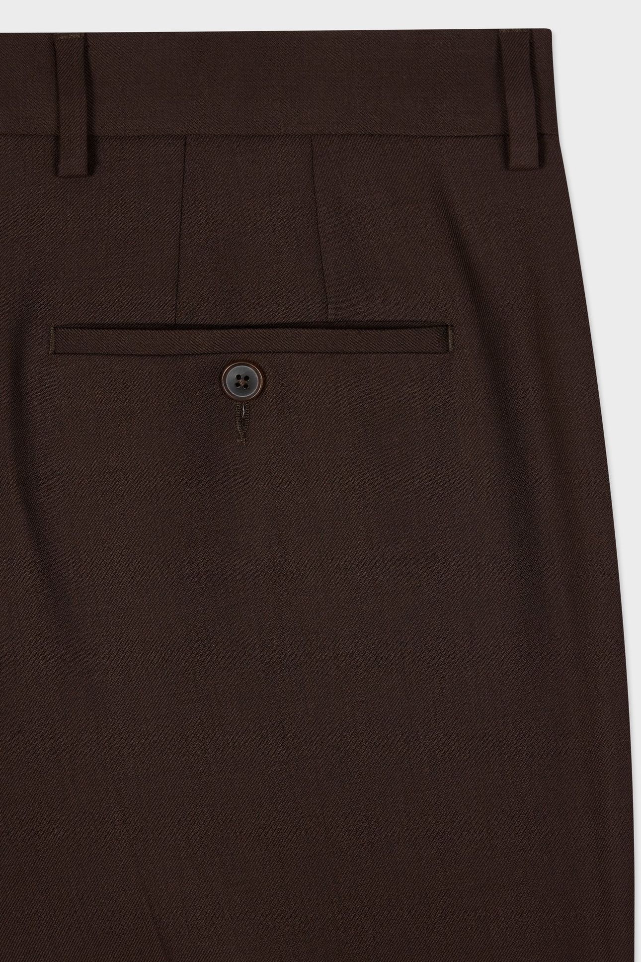MENS TAILORED FIT 2 BUTTON SUIT DARK BROWN 10