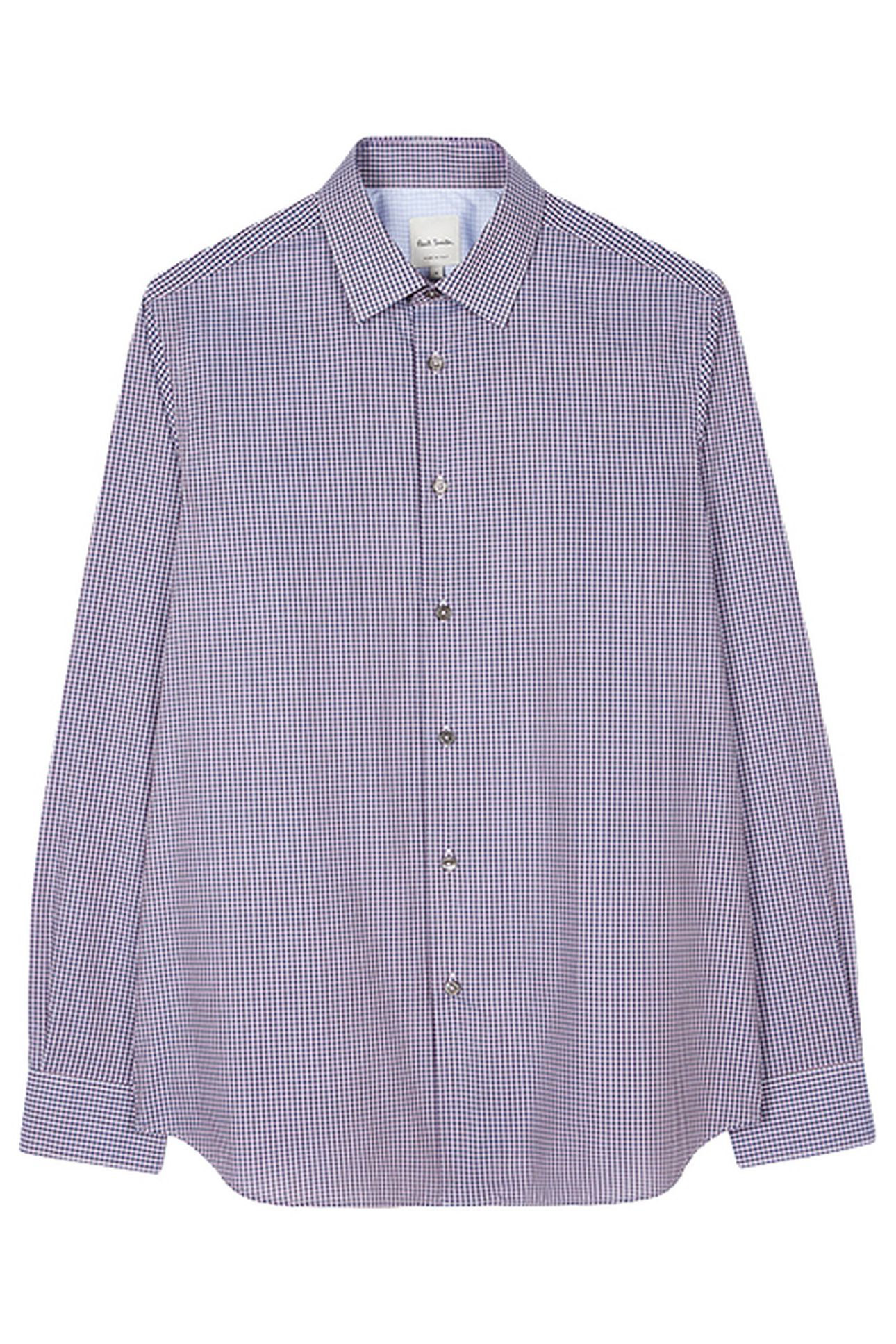 MENS S/C TAILORED FIT SHIRT LIGHT PURPLE 4