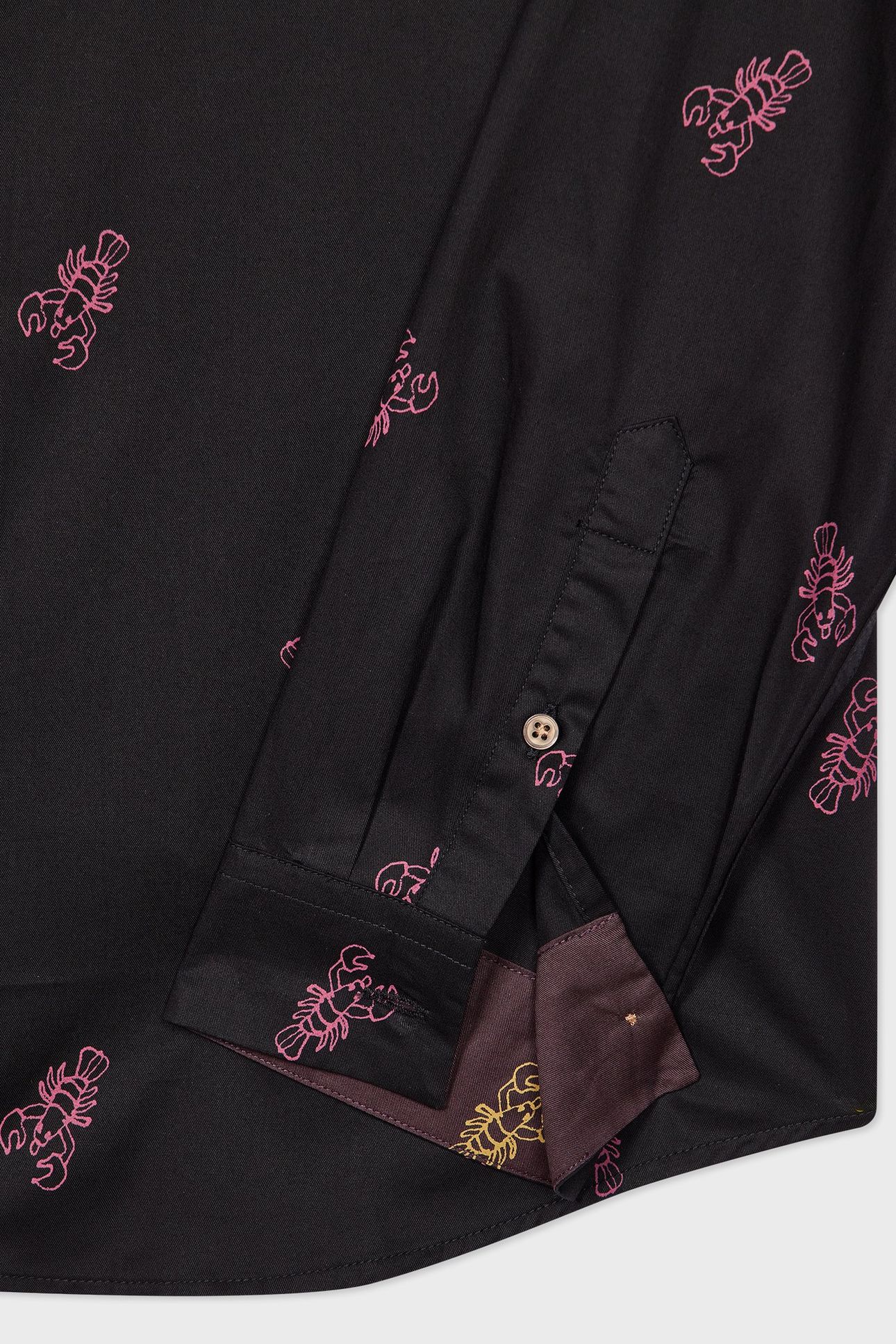 MENS LS SLIM FIT SHIRT BLACK 7