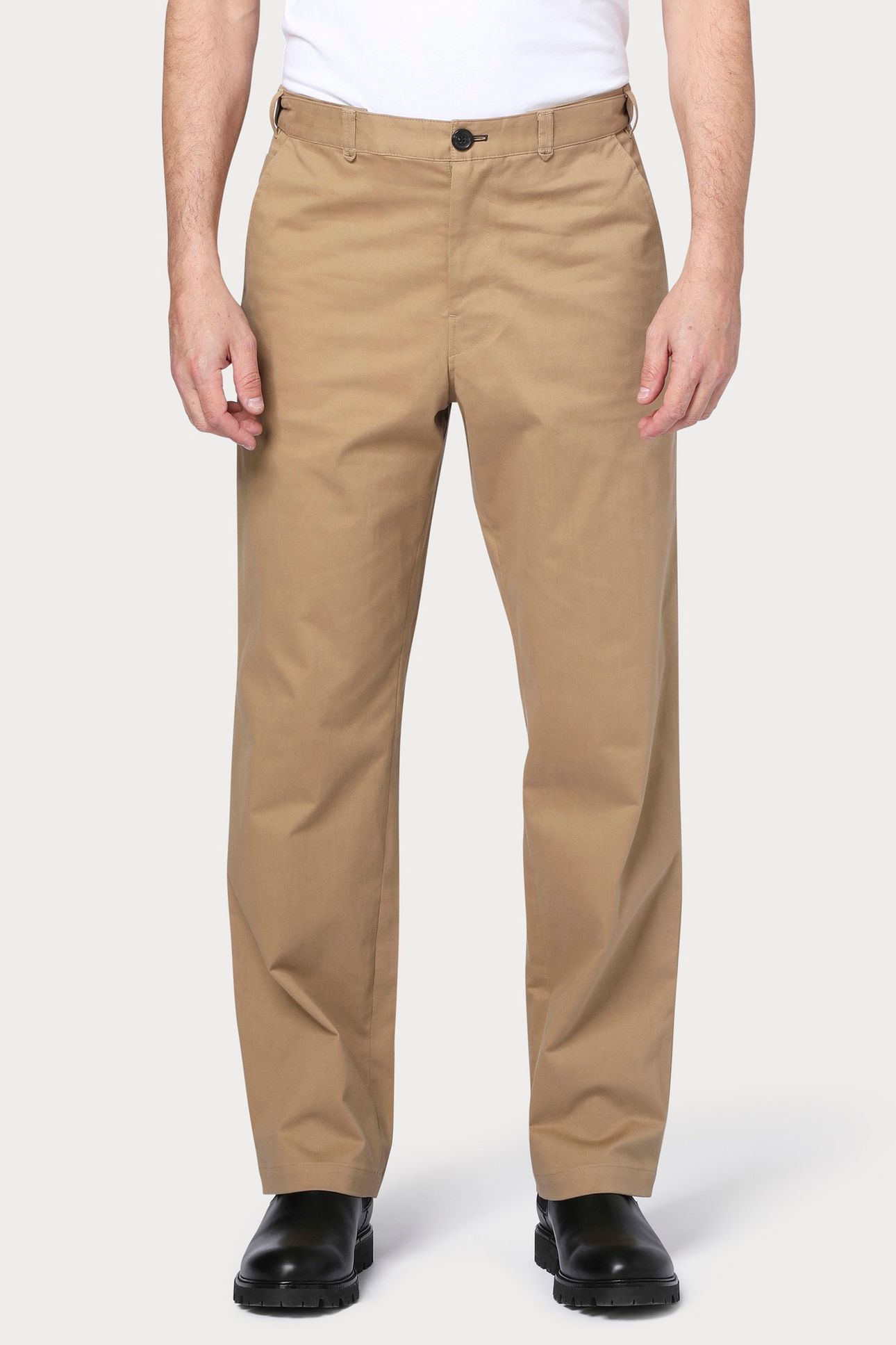 MENS TROUSER WITH FLEXI WAISTBAND CAMEL 4